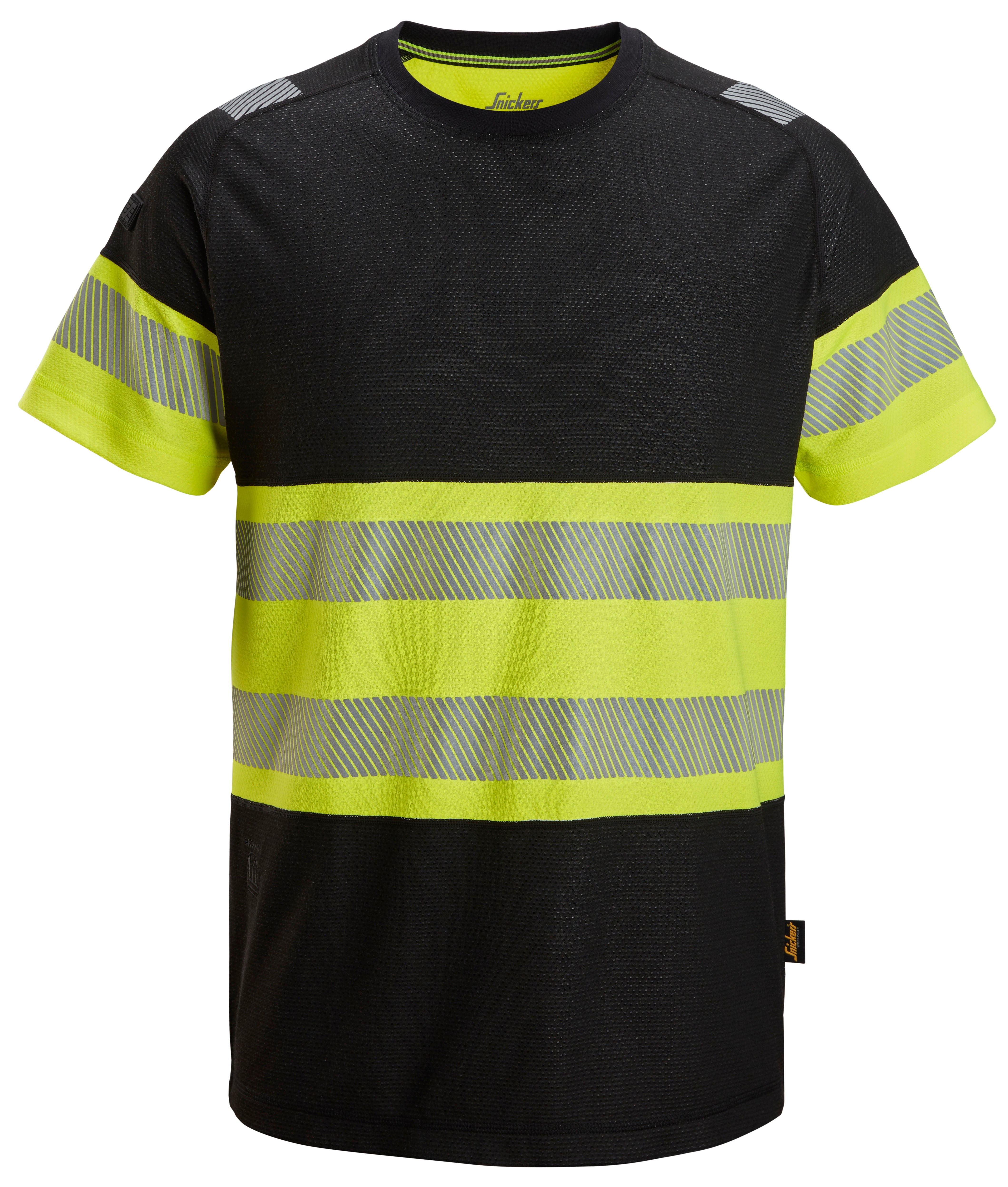 luokka 1, t-paita - Black/High Visibility Yellow