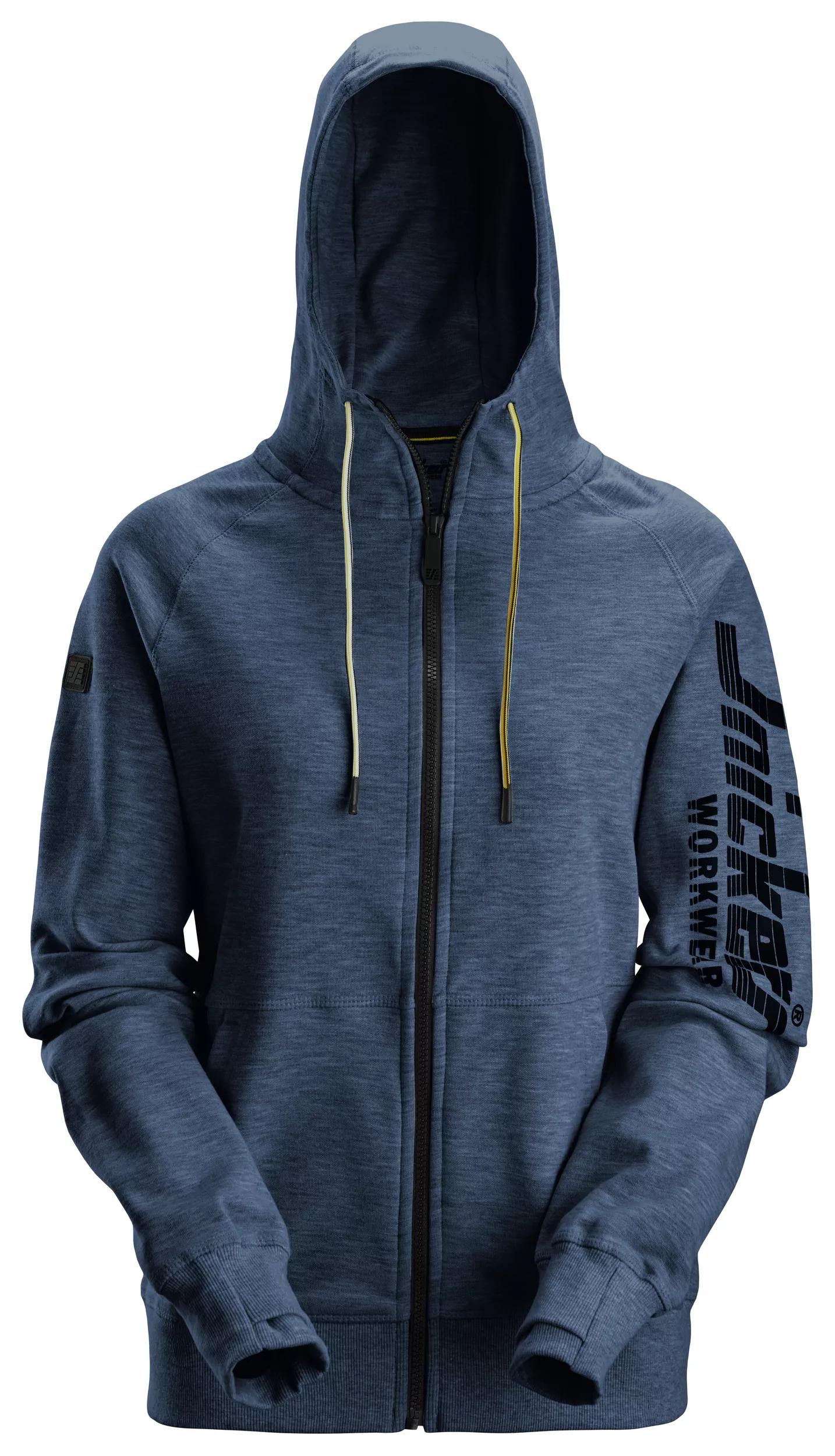 Naisten vetoketjuhuppari logolla