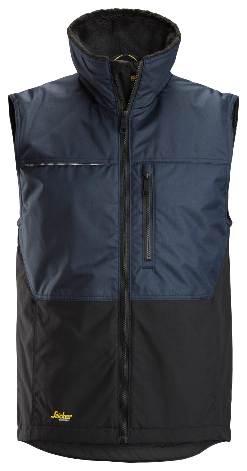 Winter Vest - navy-musta