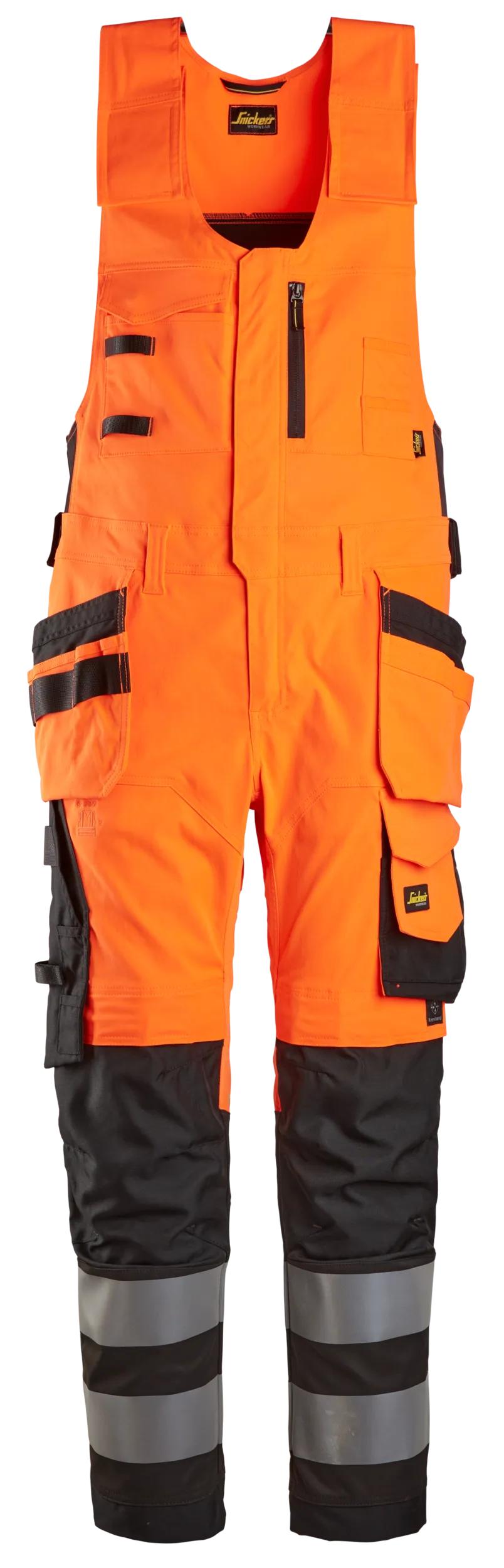 luokka 2, avohaalari riipputaskuilla - High Visibility Orange/Black