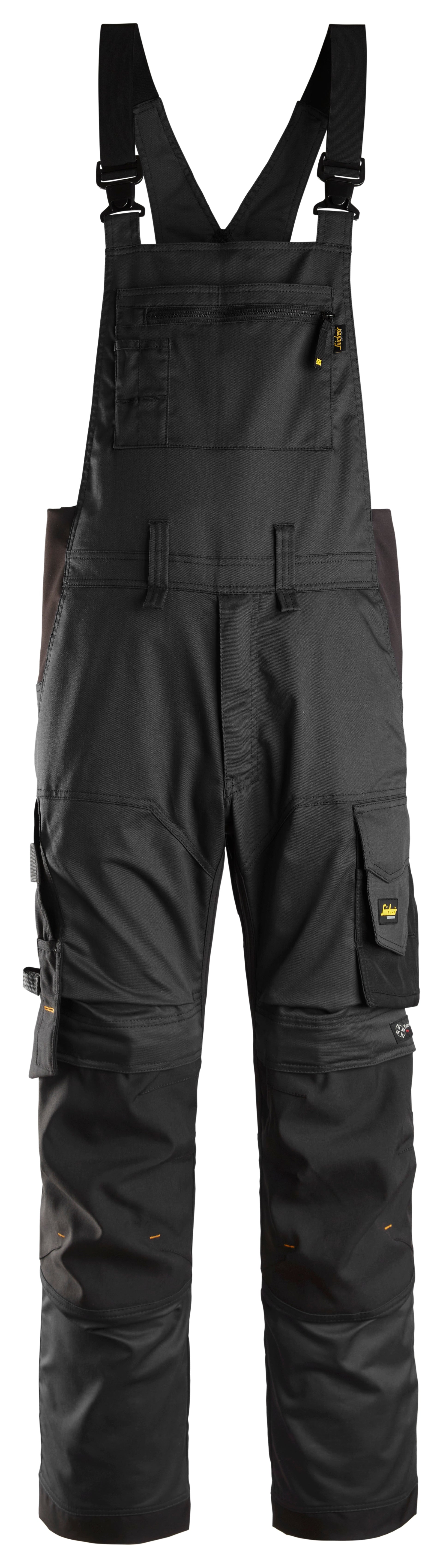Joustavat työhaalarit - Black/Black