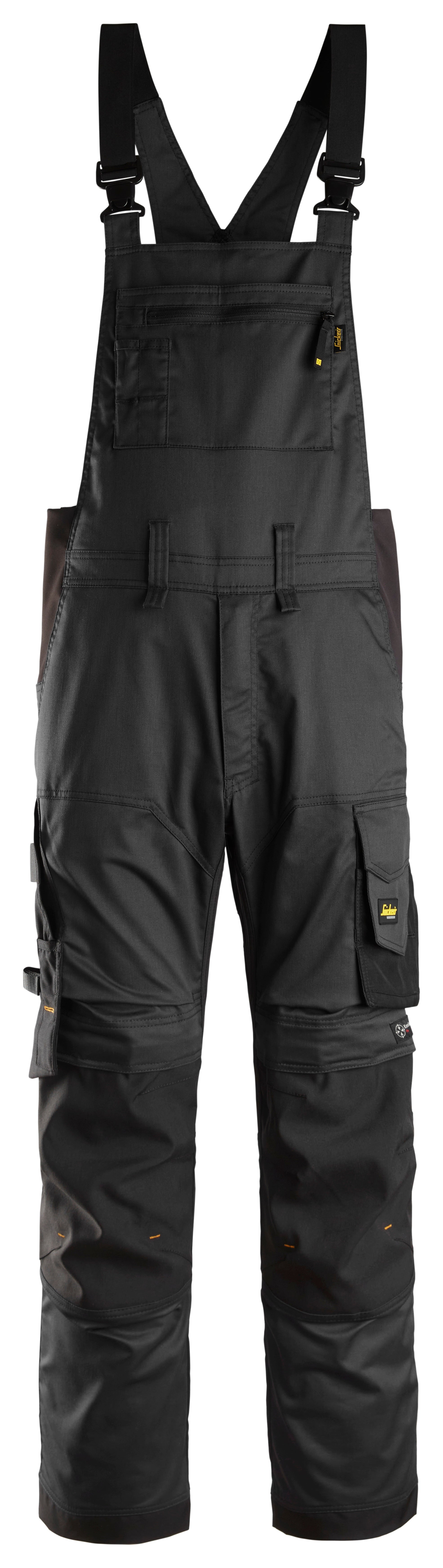 Joustavat työhaalarit - Black/Black