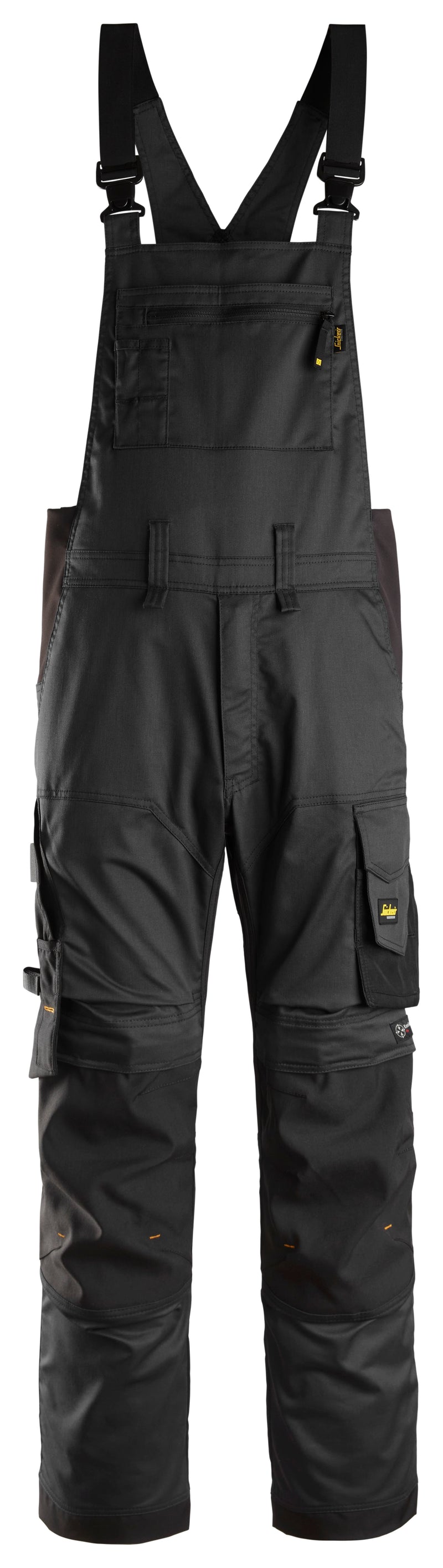 Joustavat työhaalarit - Black/Black