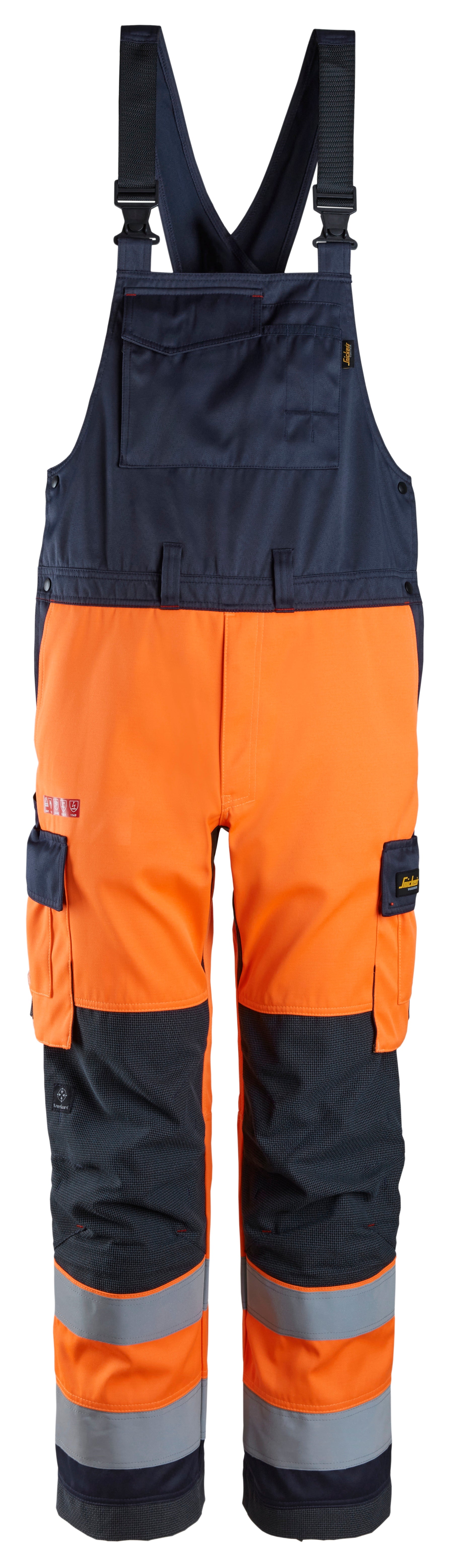 ProtecWork, huomiohaalarit, luokka 2 - High Visibility Orange/Navy