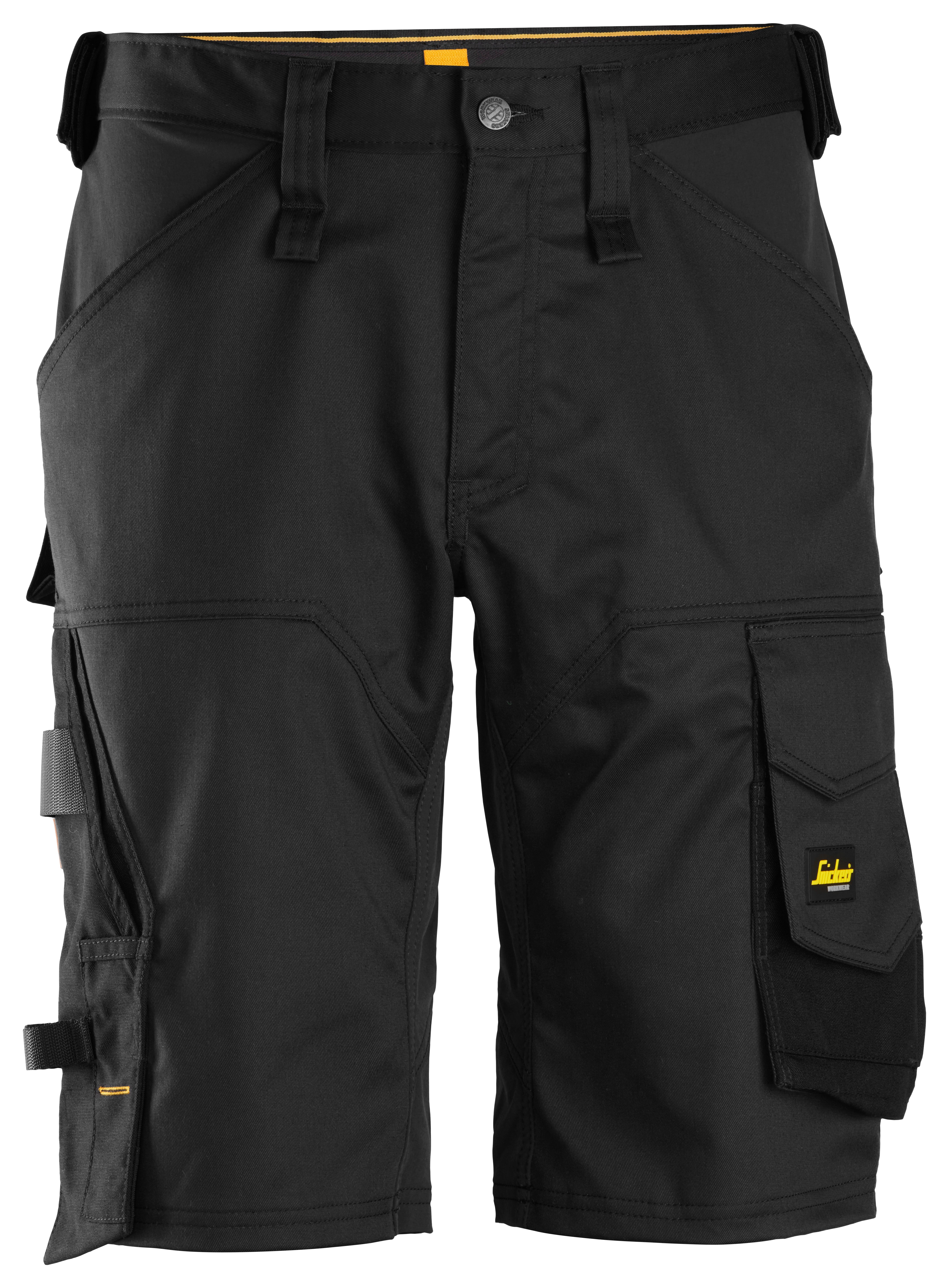 Stretch-työshortsit - Black/Black