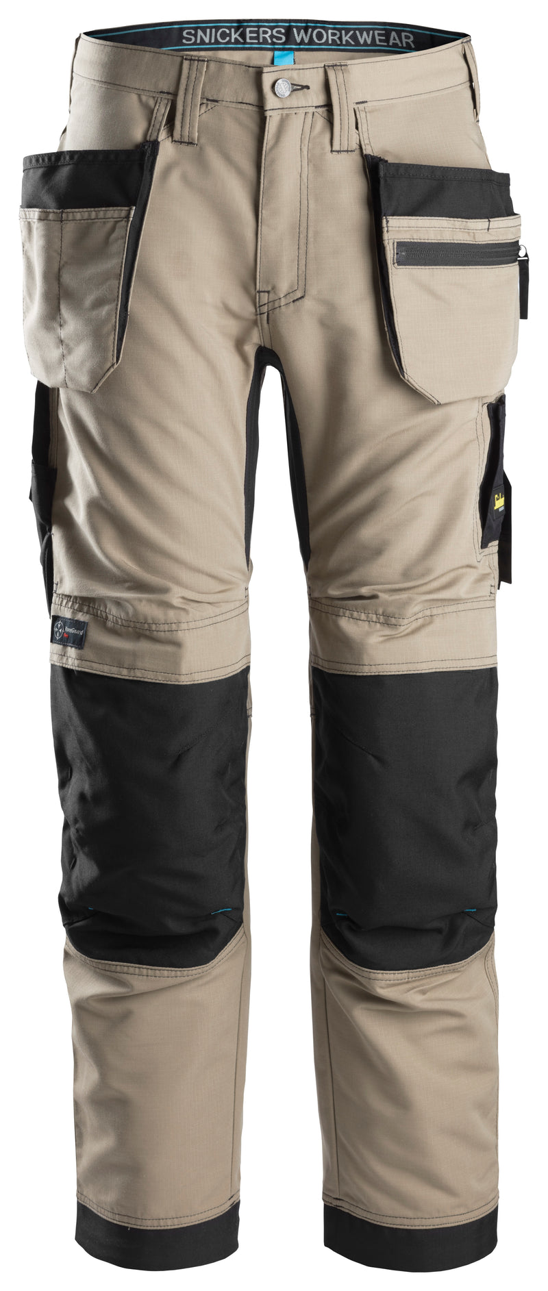 LiteWork+, 37.5® työhousut riipputaskuilla - Khaki/musta