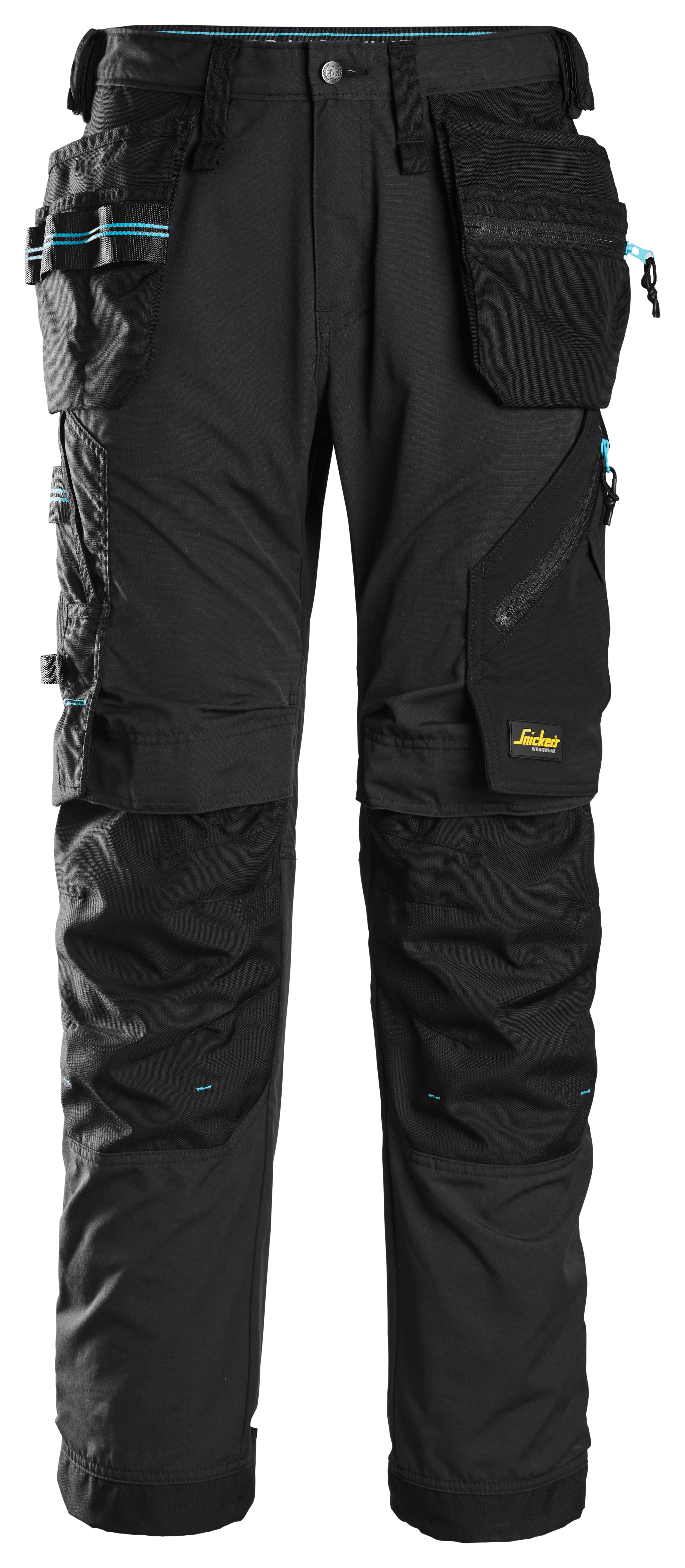 LiteWork 37.5® -työhousut riipputaskuilla - Black/Black