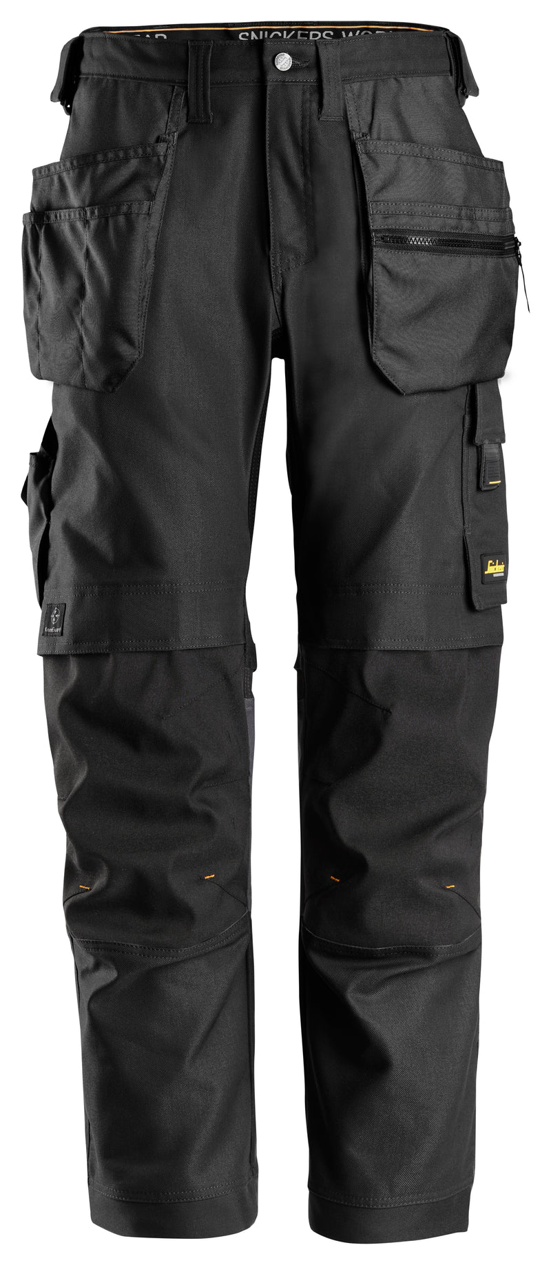 Canvas+ -työhousut riipputaskuilla - Black/Black