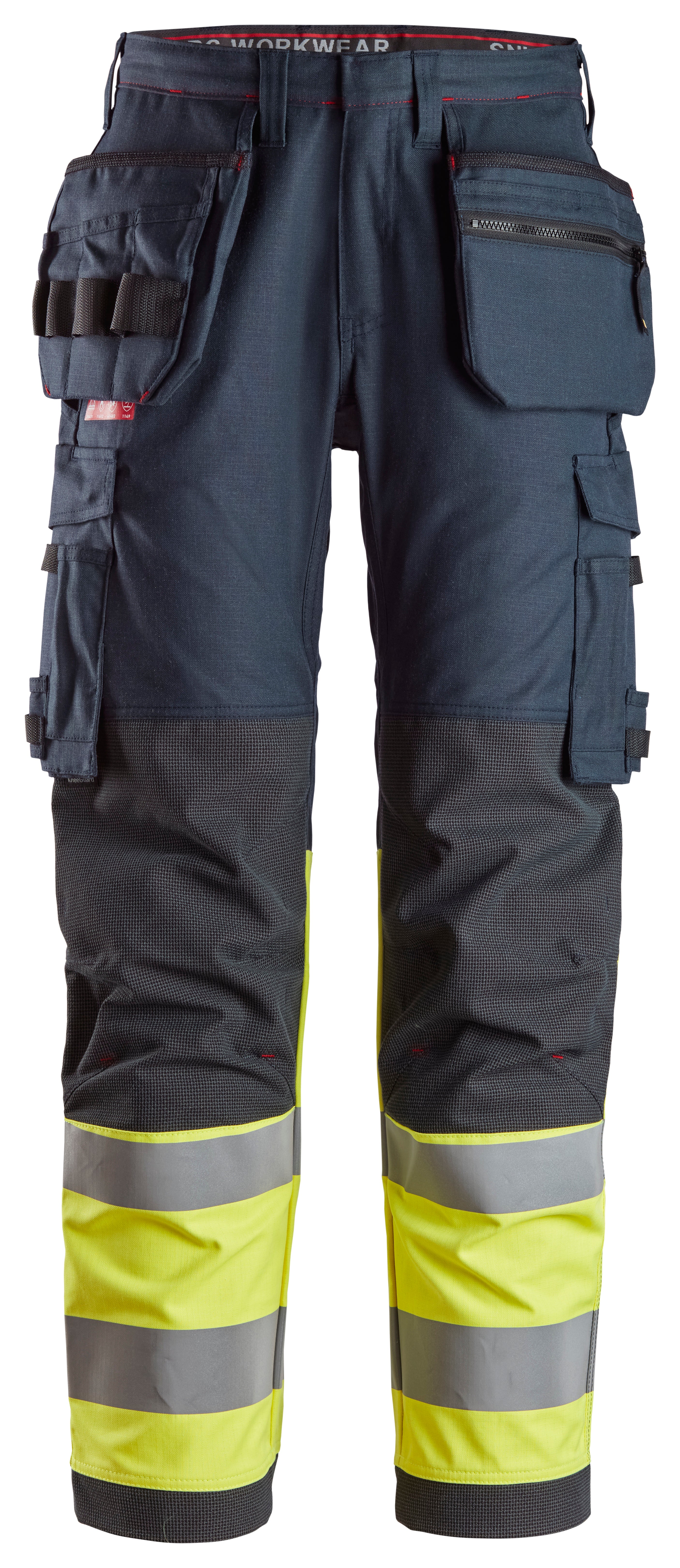 ProtecWork, huomiotyöhousut riipputaskuilla, luokka 1 - Size