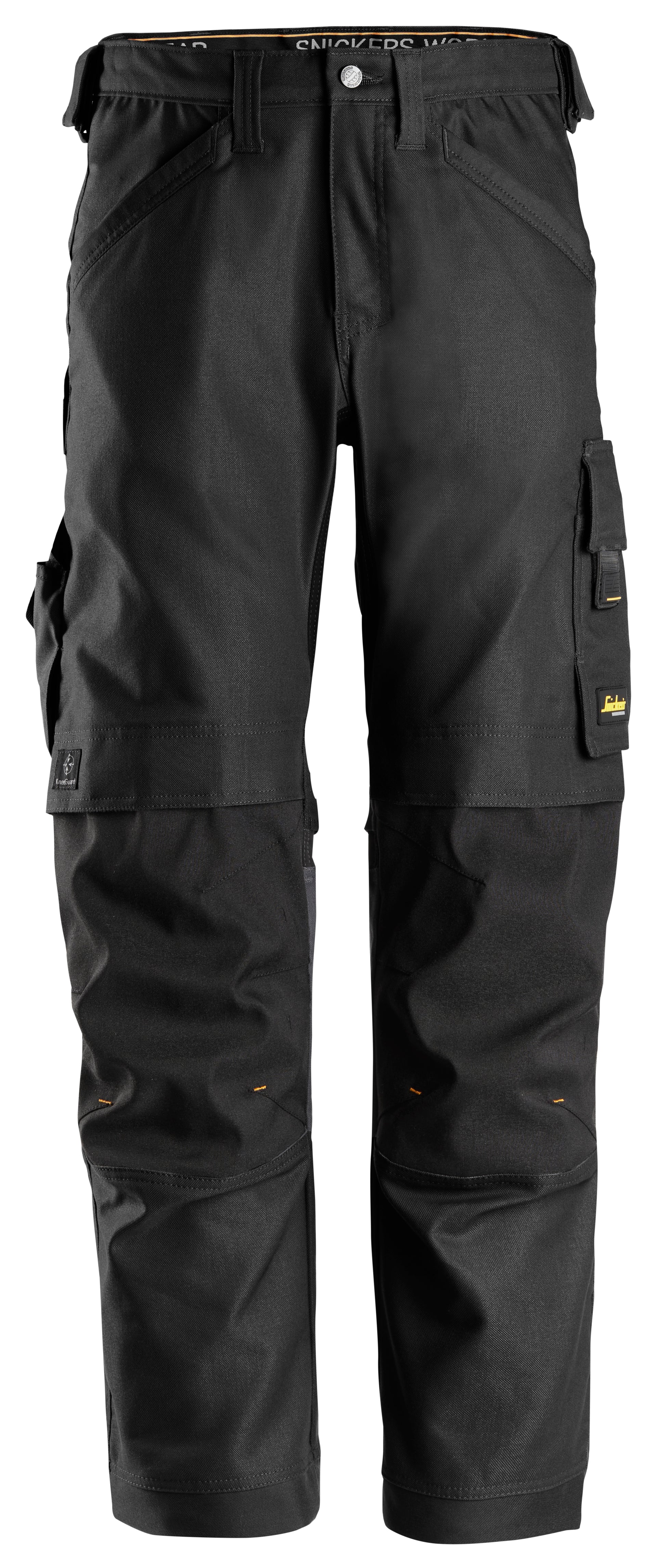 Canvas+ stretch-työhousut - Black/Black