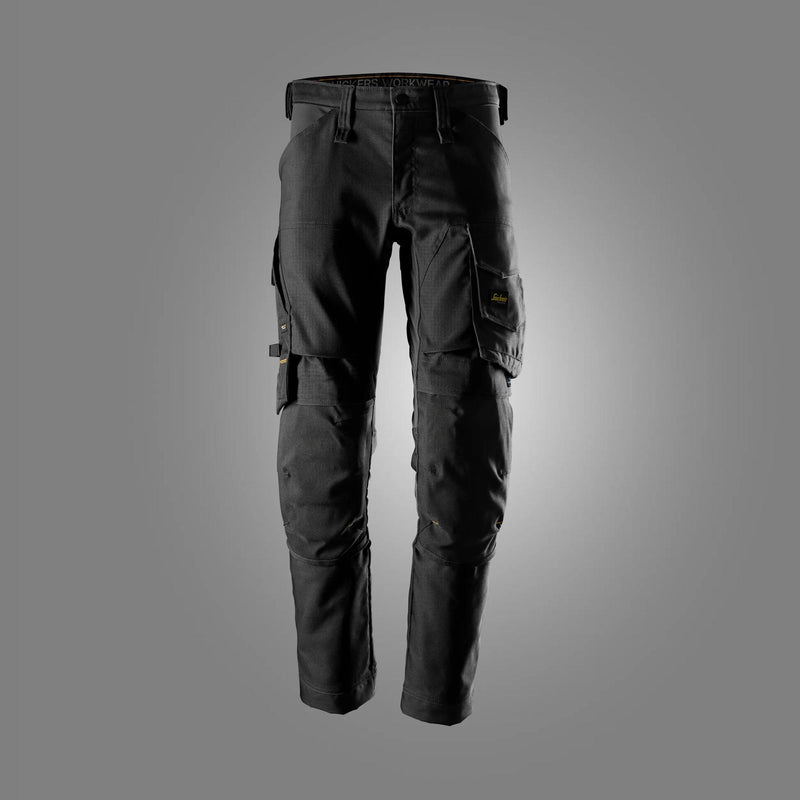 Stretch-canvas -työhousut - Black/Black