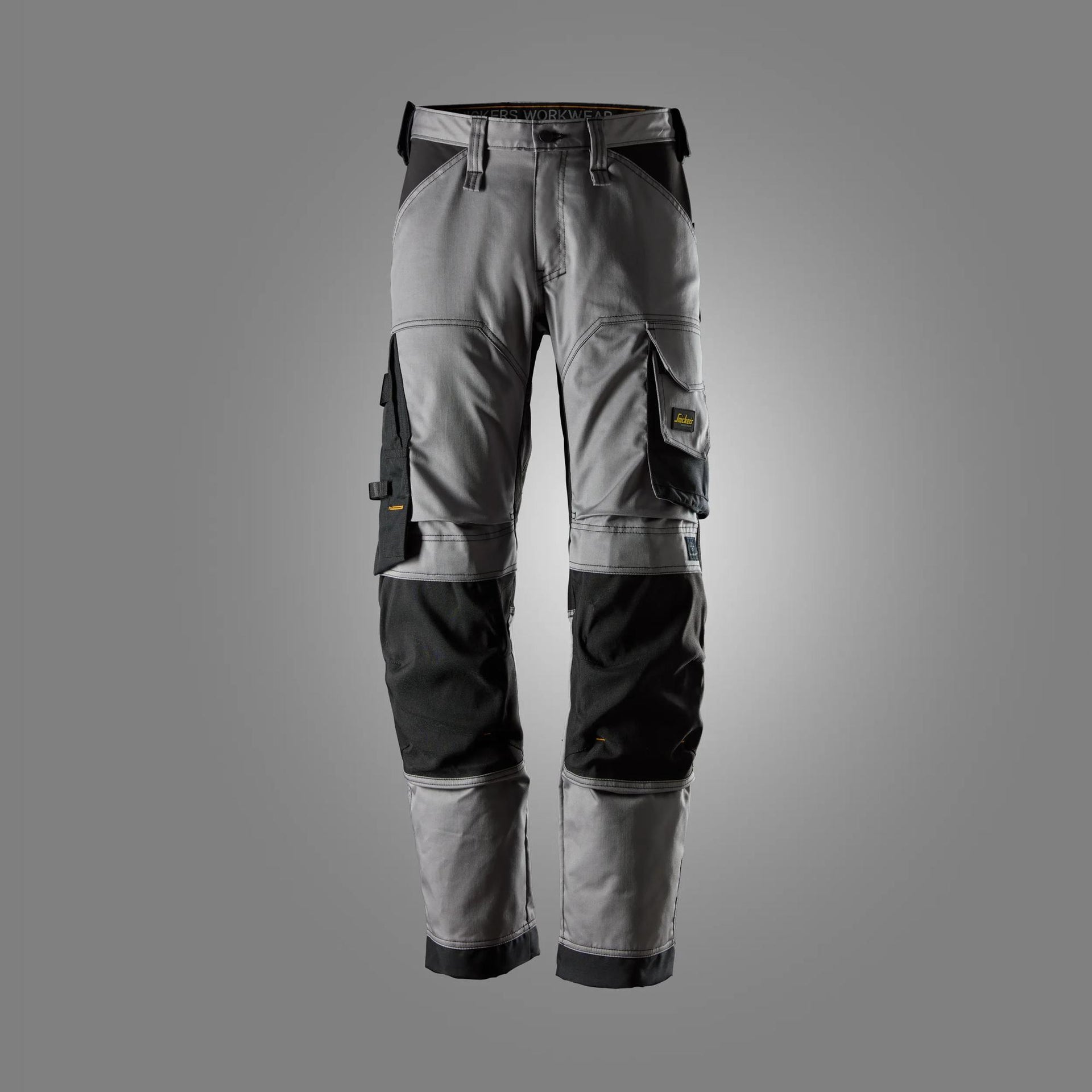 Joustavat loose fit -työhousut - Grey/Black