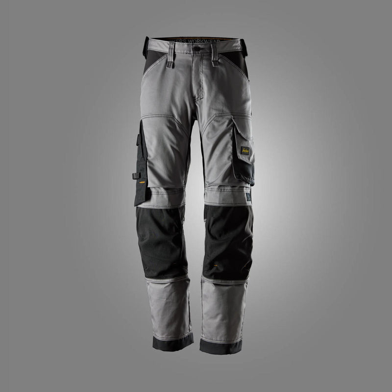 Joustavat loose fit -työhousut - Grey/Black