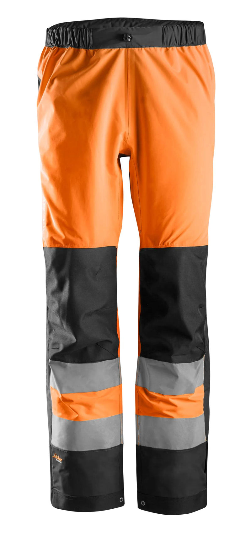 luokka 2, vedenpitävät kuorihousut - High Visibility Orange/Black