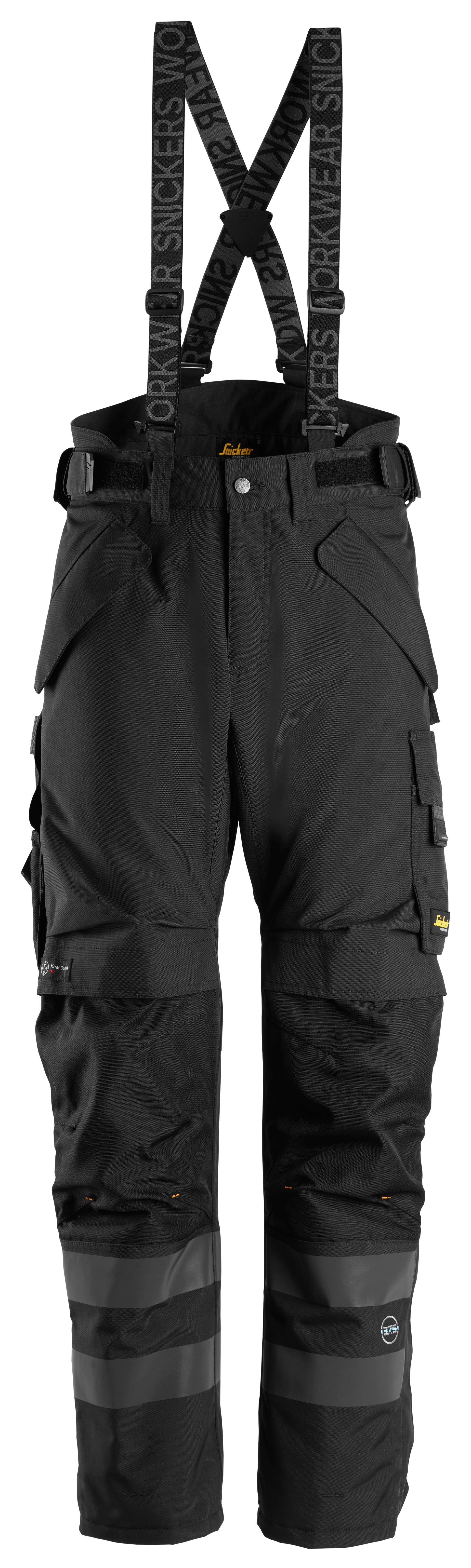 Vedenpitävät kaksikerroksiset 37.5®-työhousut, kevyt toppaus - Black/Black
