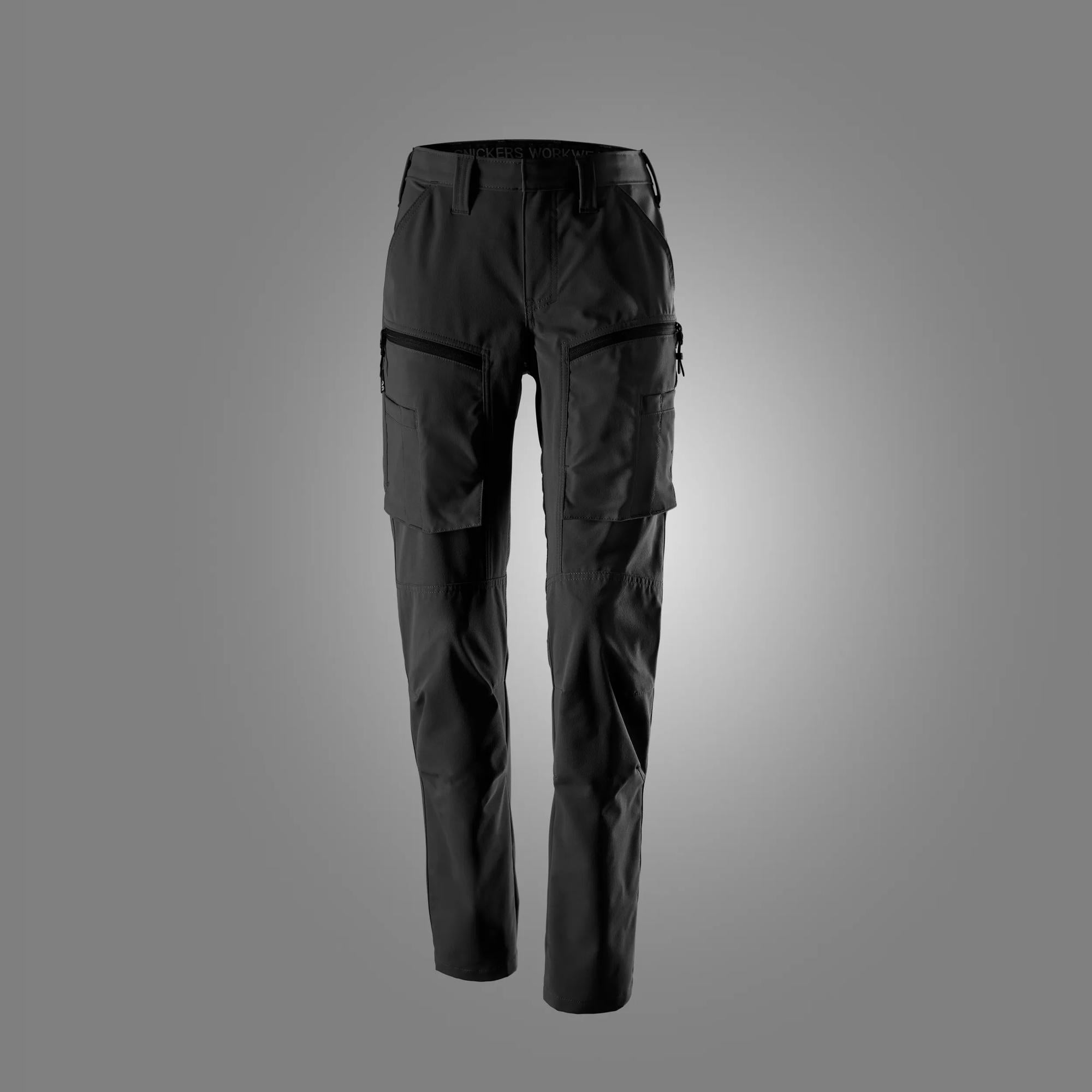 Naisten palvelualan stretch-työhousut - Black