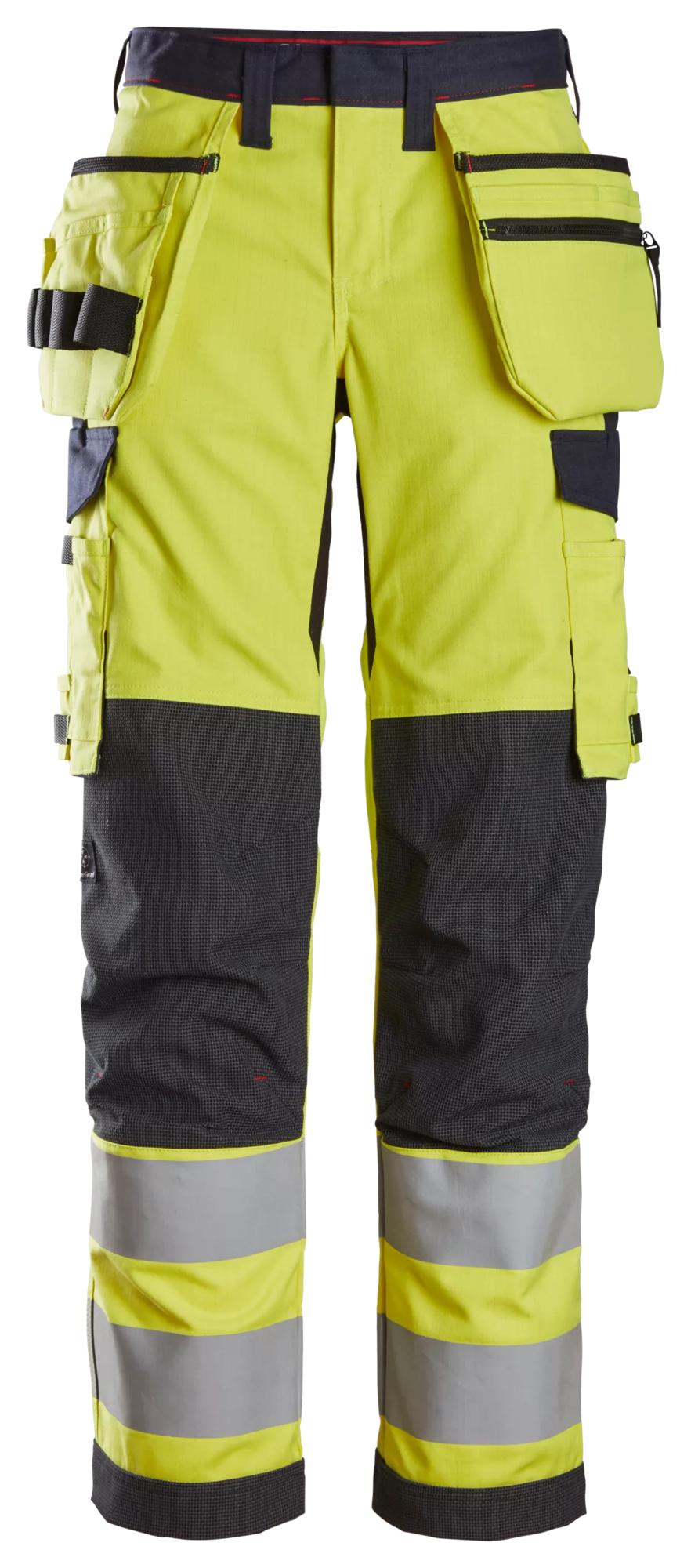 ProtecWork, naisten huomiotyöhousut riipputaskuilla, luokka 2 - Size