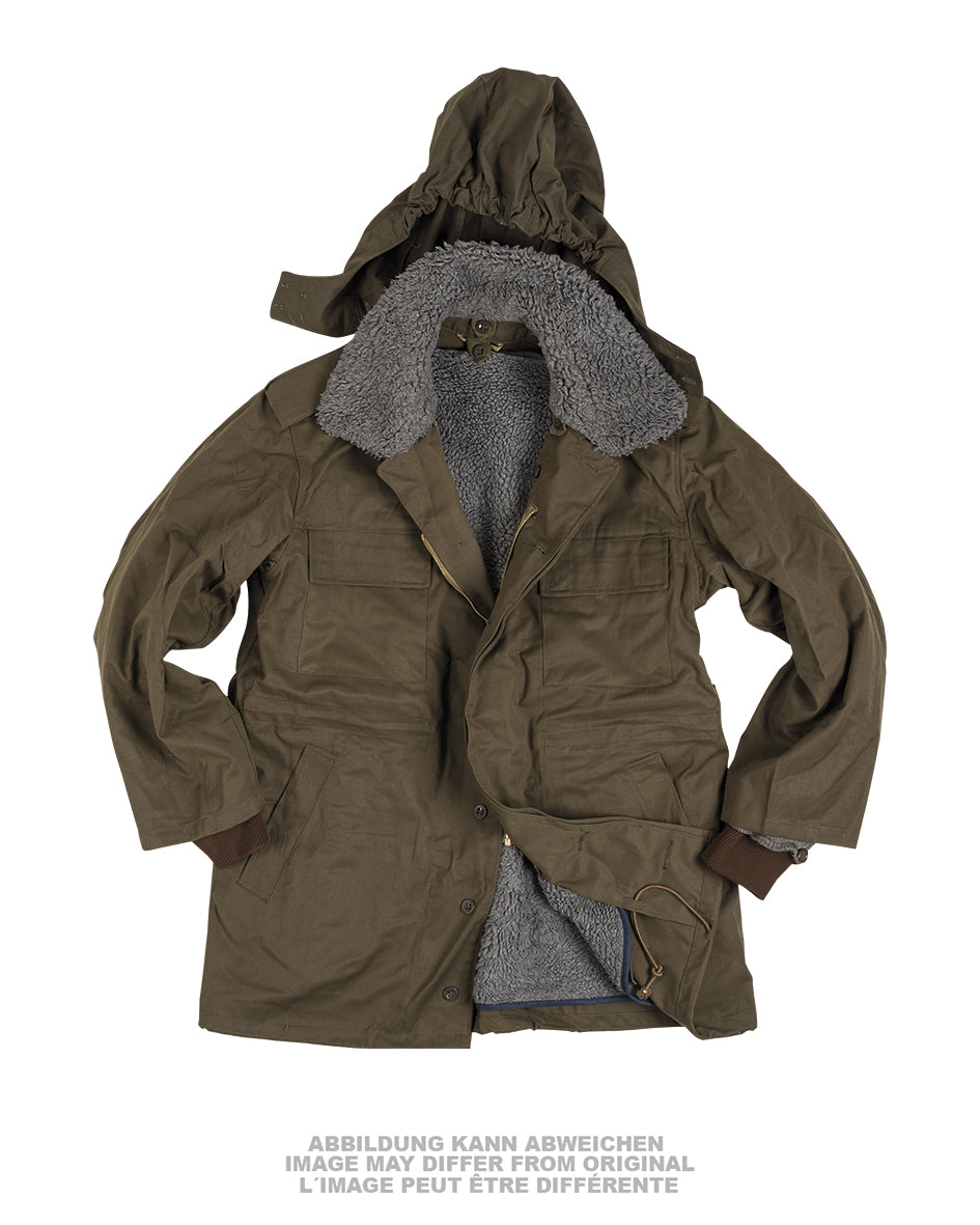 Tšekki - /Slovakia parka M 85 oliivi vuorilla käytetty