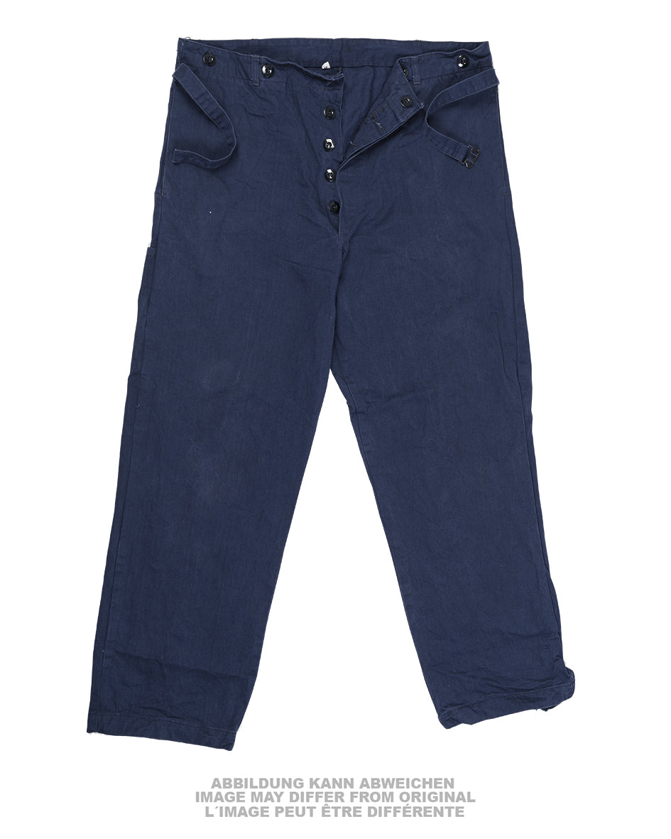 Bundeswehr MONTEURHOSE sininen käytetty-1