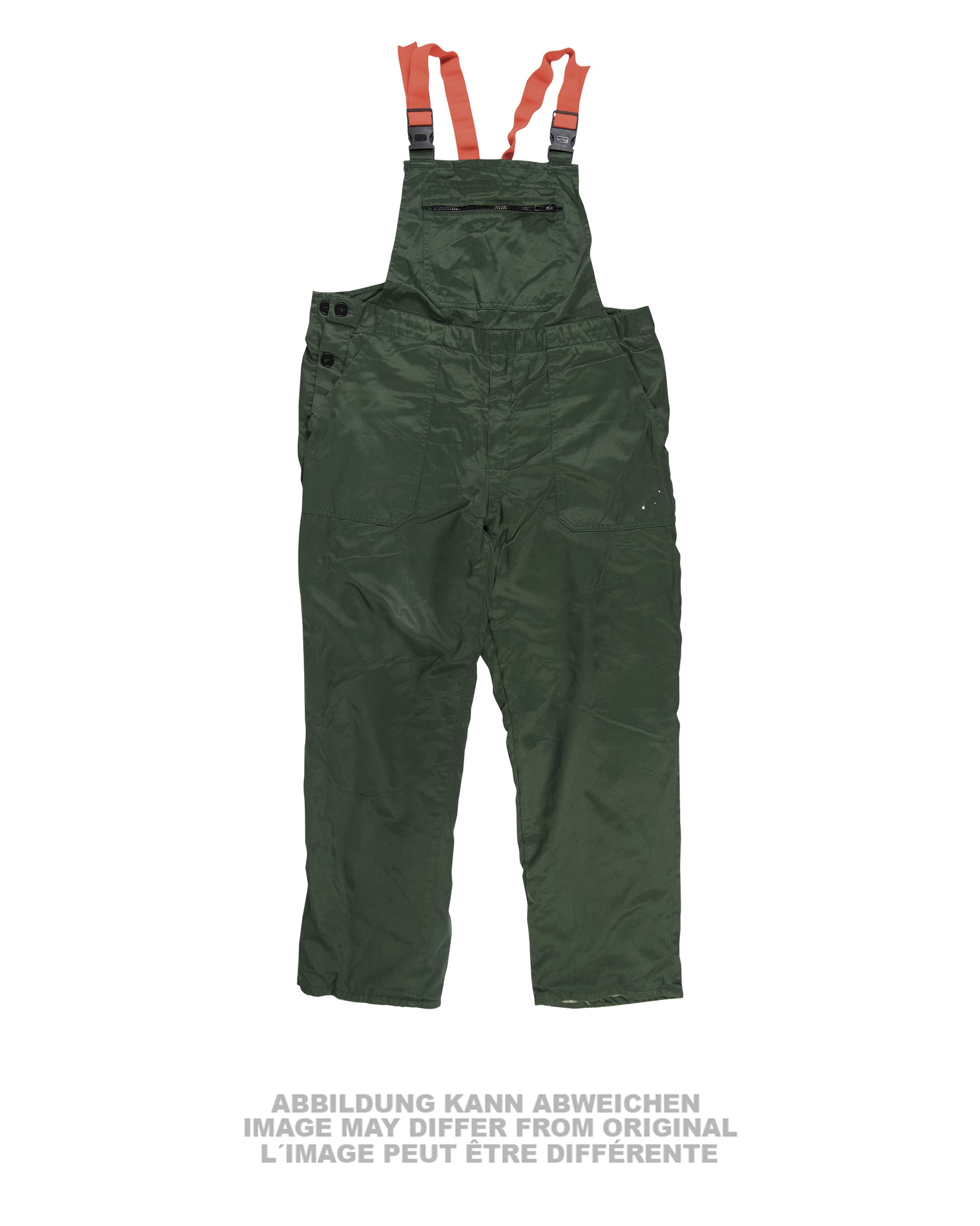 Bundeswehr SCHNITTSCHUTZHOSE M LATZ vihreä käytetty-1