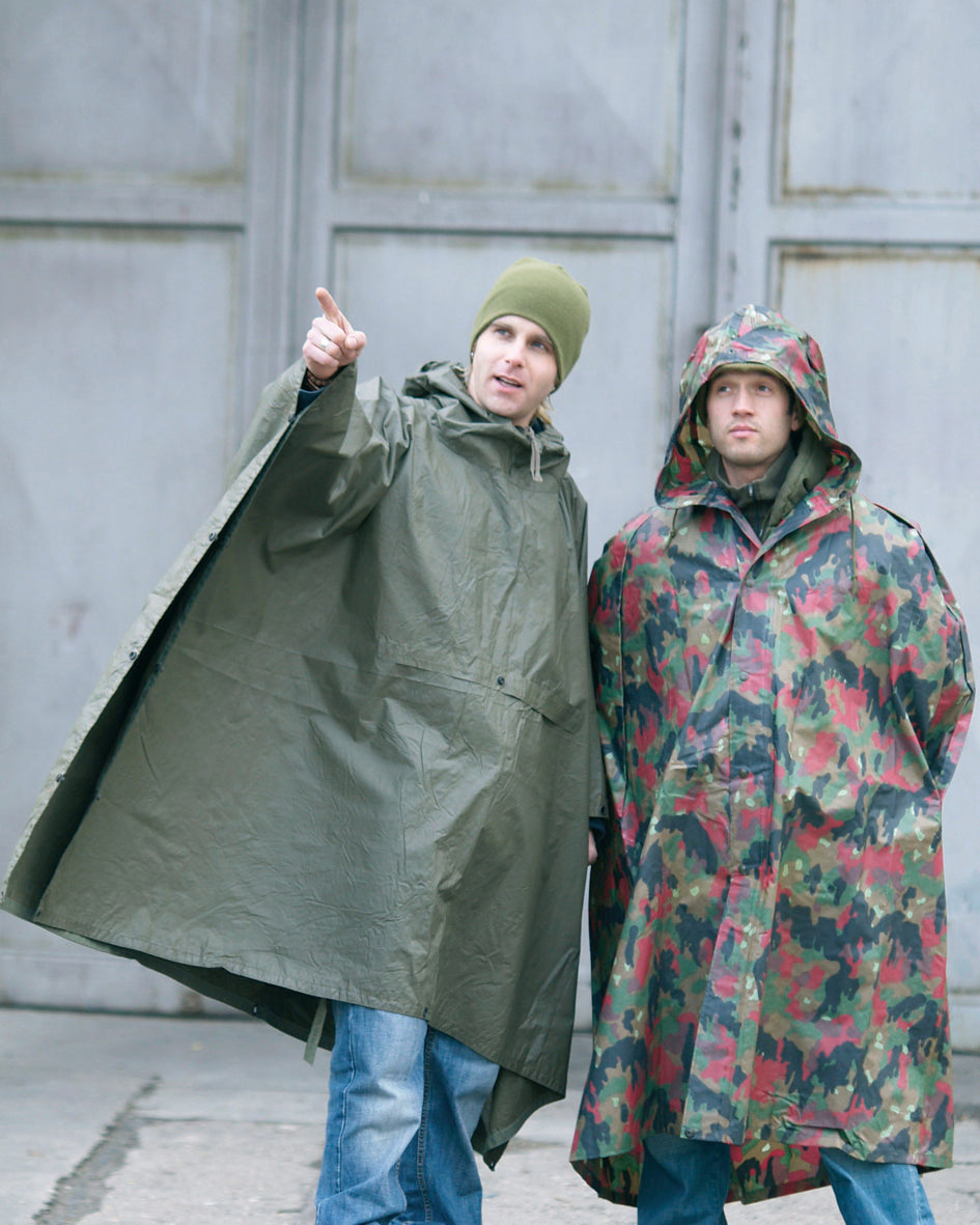 Bundeswehr poncho oliivi käytetty