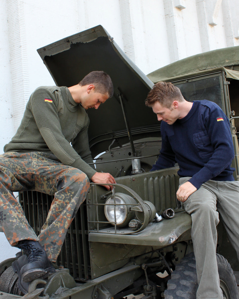 Bundeswehr paita alkuperäinen sininen käytetty-1