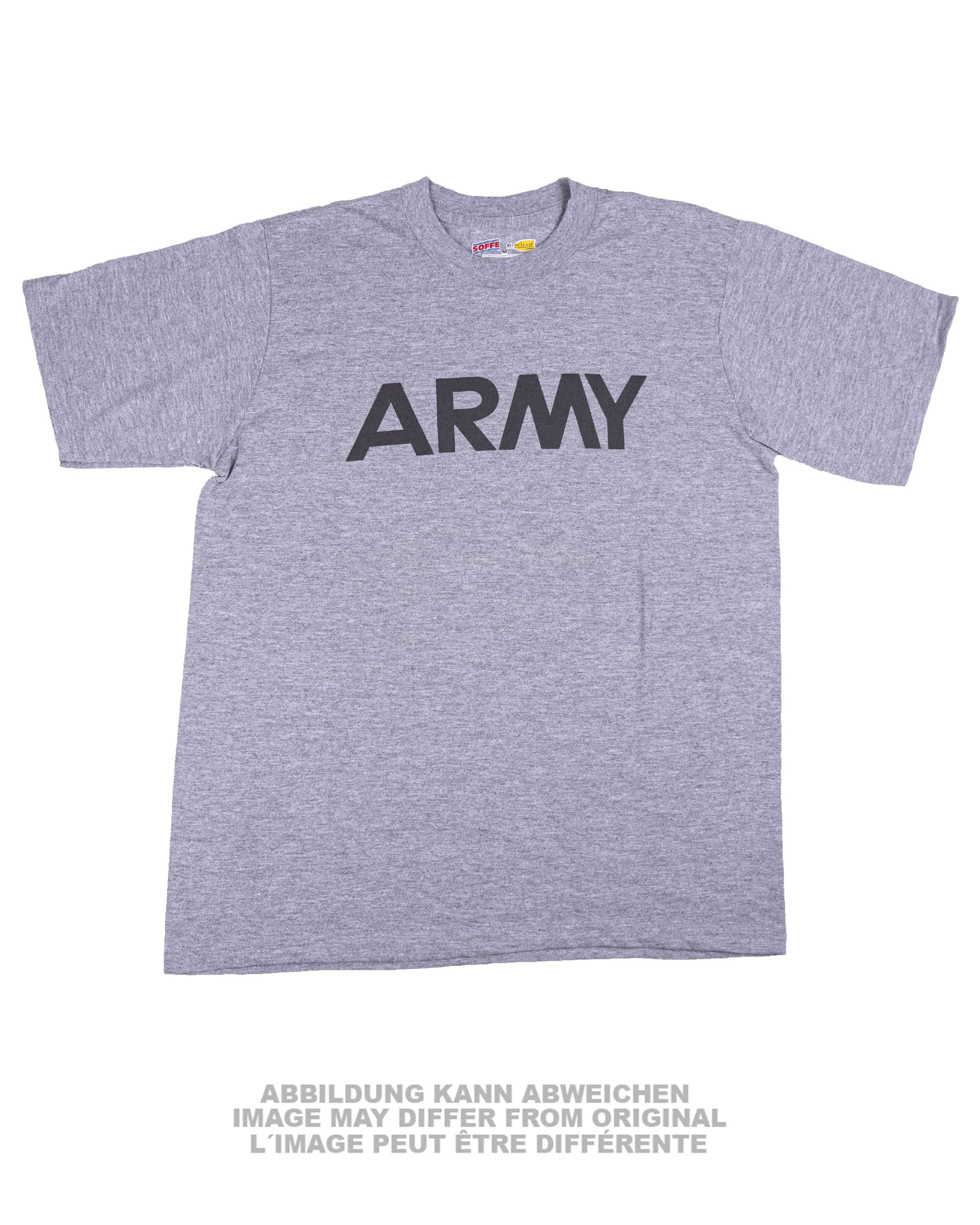US GI t - paita SOFFE 'ARMY' lajitelma S - M harmaa uudenveroinen-1