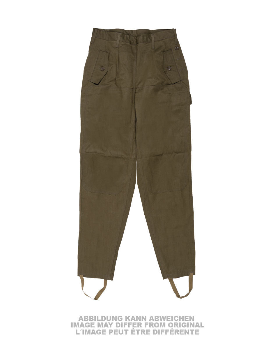 Tšekkiläinen DAMENHOSE vintage oliivi uudenveroinen
