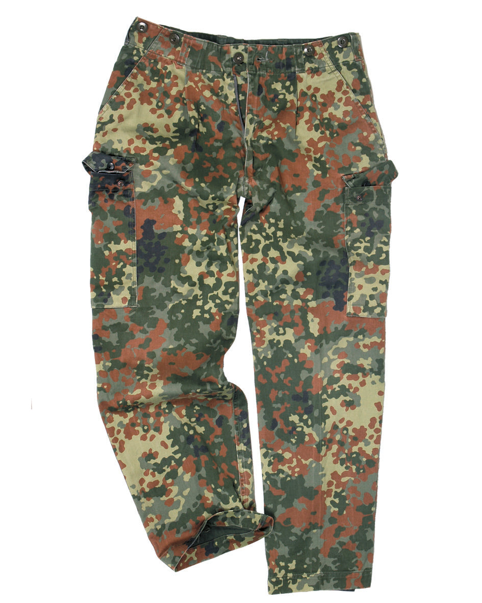 Bundeswehr kenttähousut flecktarn käytetty-1