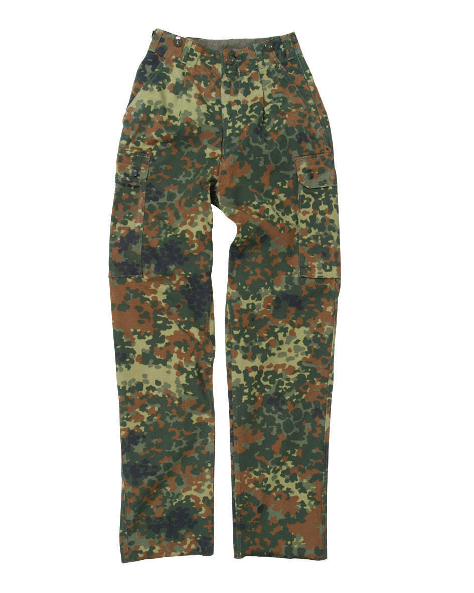 Bundeswehr kenttähousut DAMEN flecktarn käytetty-1