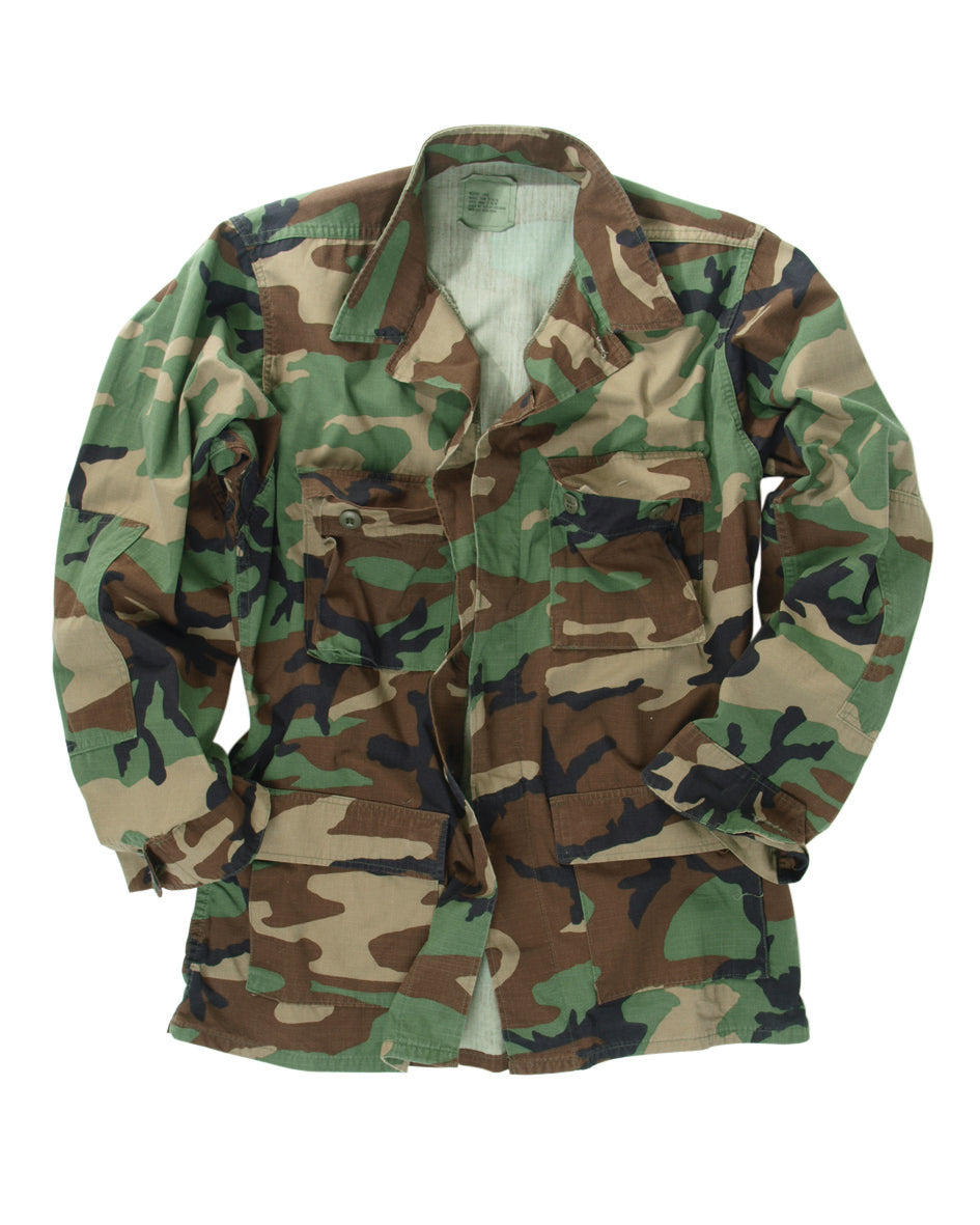 US BDU kenttätakki woodland käytetty-1