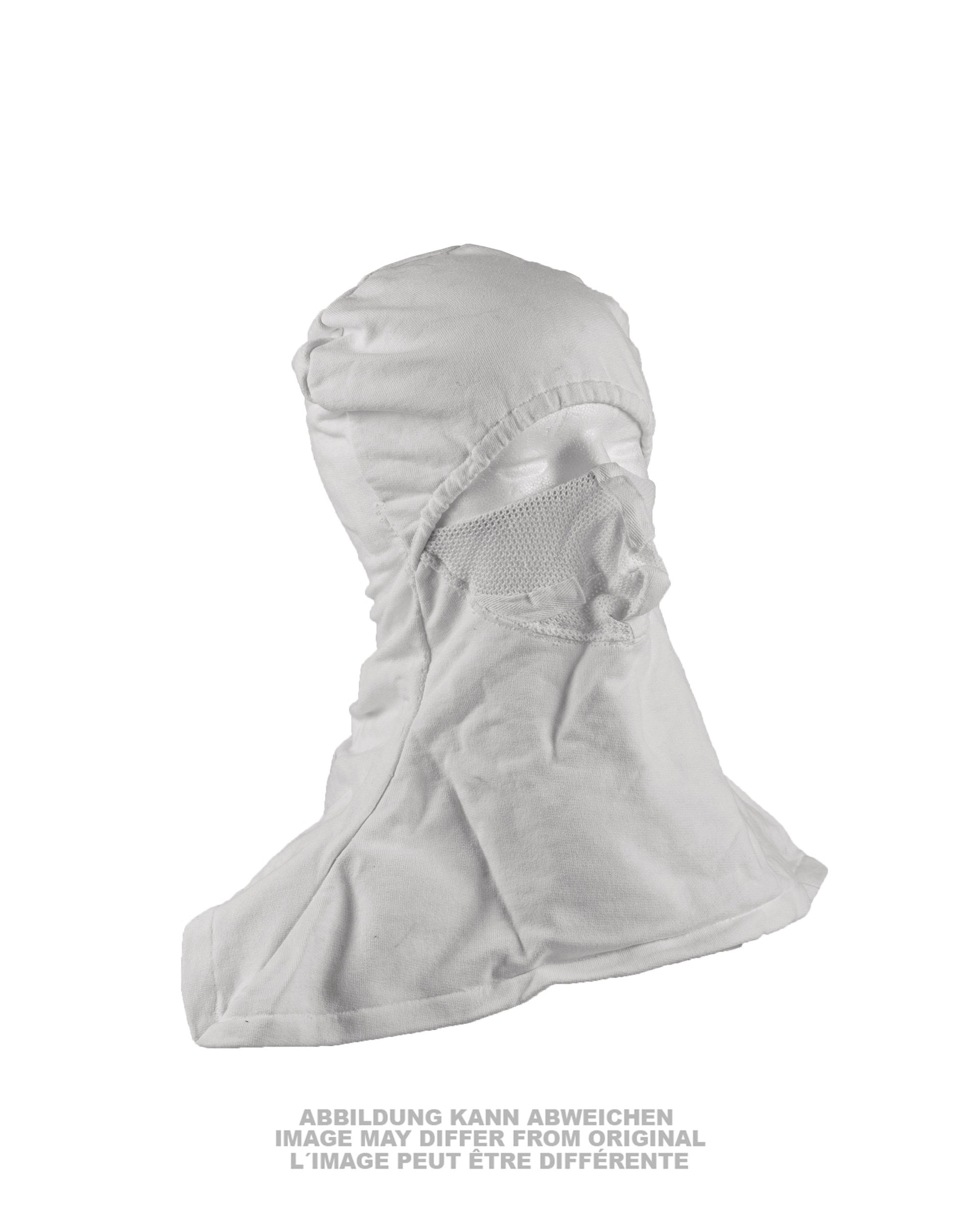 Bundeswehr päähinehuppu ARAMID/VISKOSE valkoinen käytetty