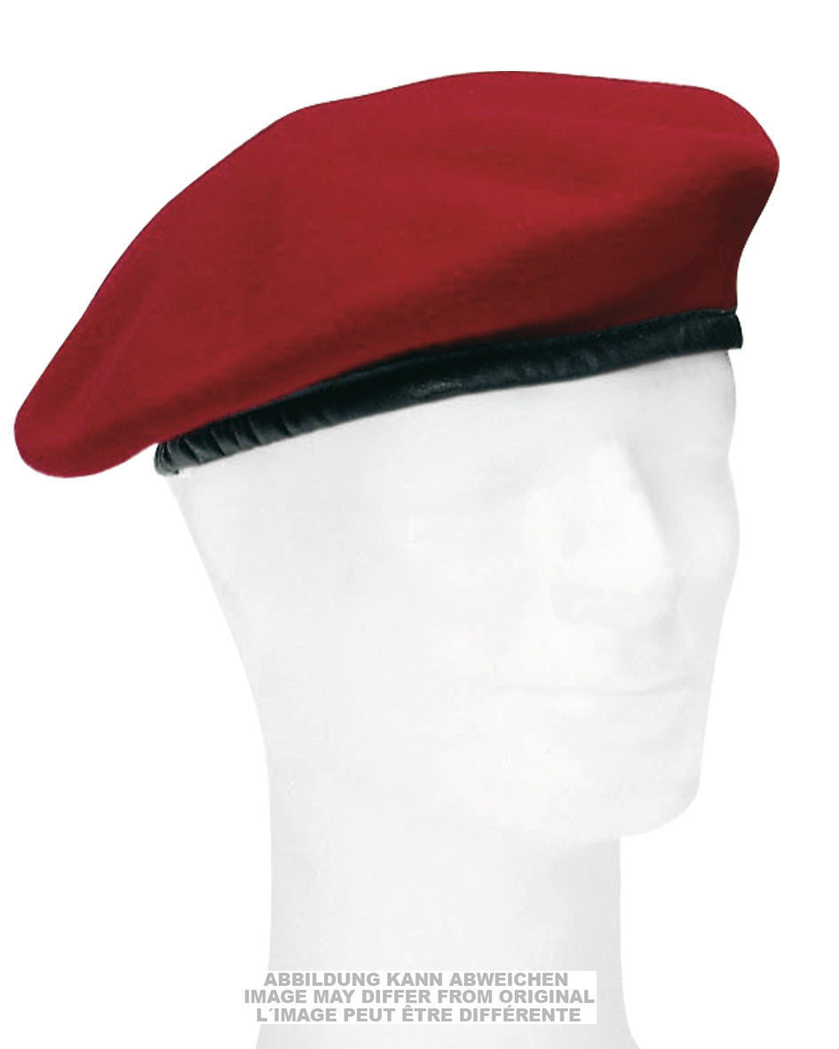 Bundeswehr baretti HEER burgundi käytetty