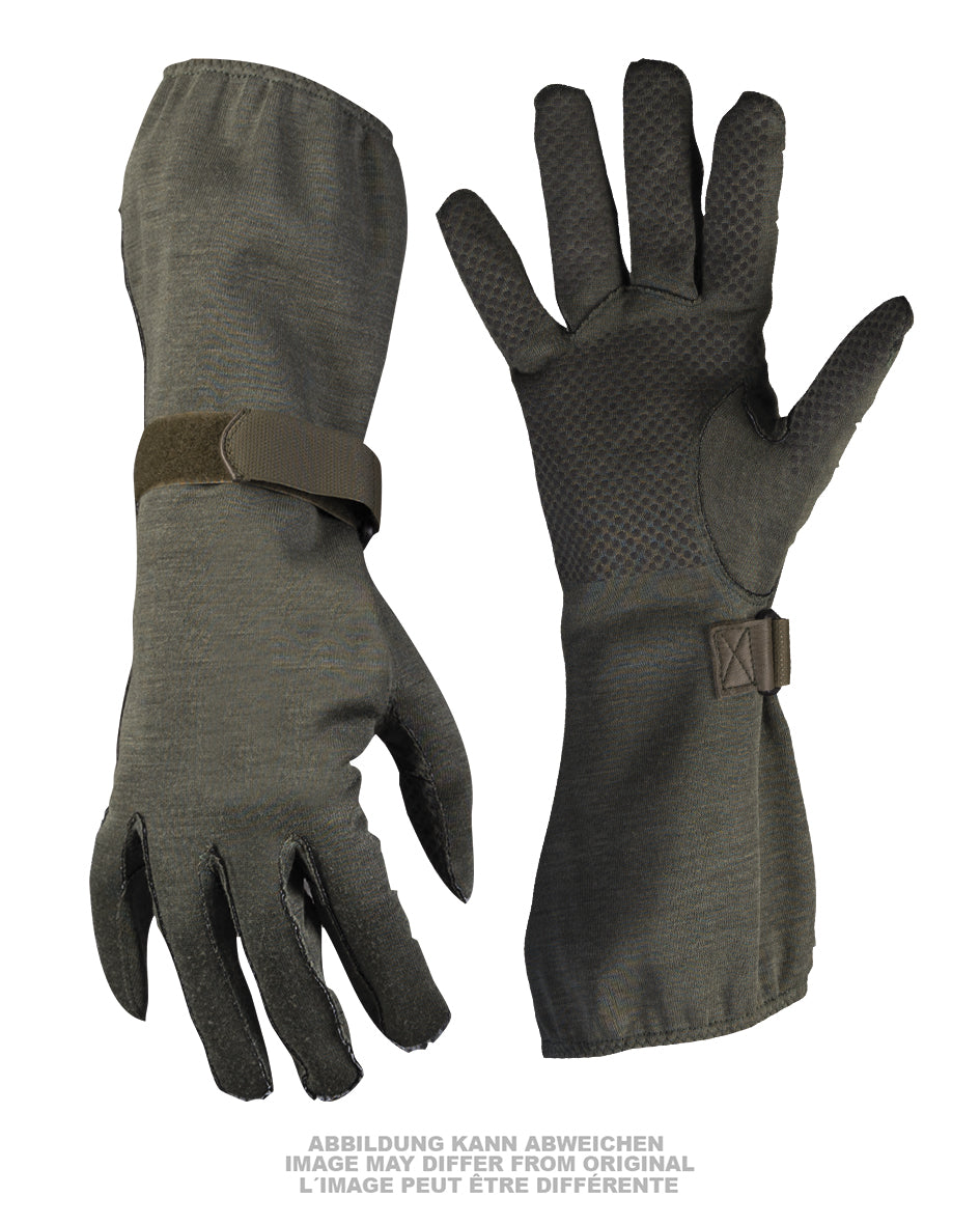 Bundeswehr PILOTENHANDSCHUHE NOMEX M GRIPPER oliivi NACH TL