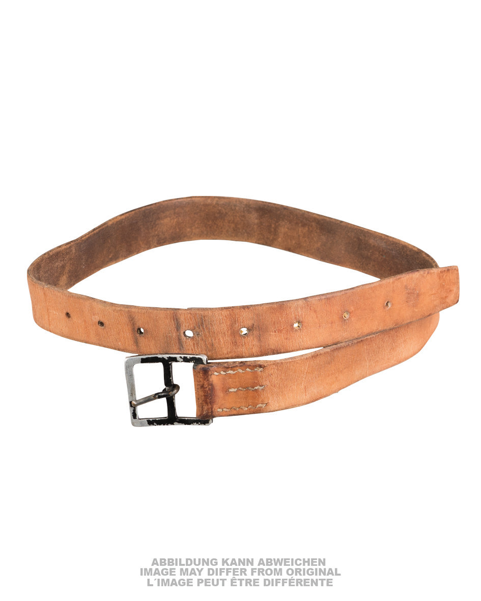 Sveitsiläinen housuvyö nahka 33 MM 90 - 100 CM ruskea käytetty