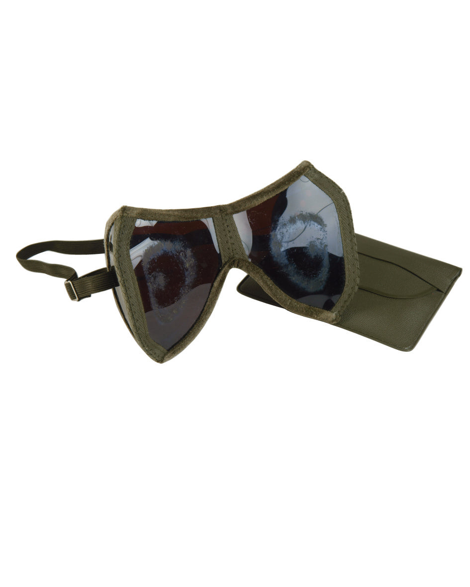 Bundeswehr FALTBRILLE kotelolla käytetty-1