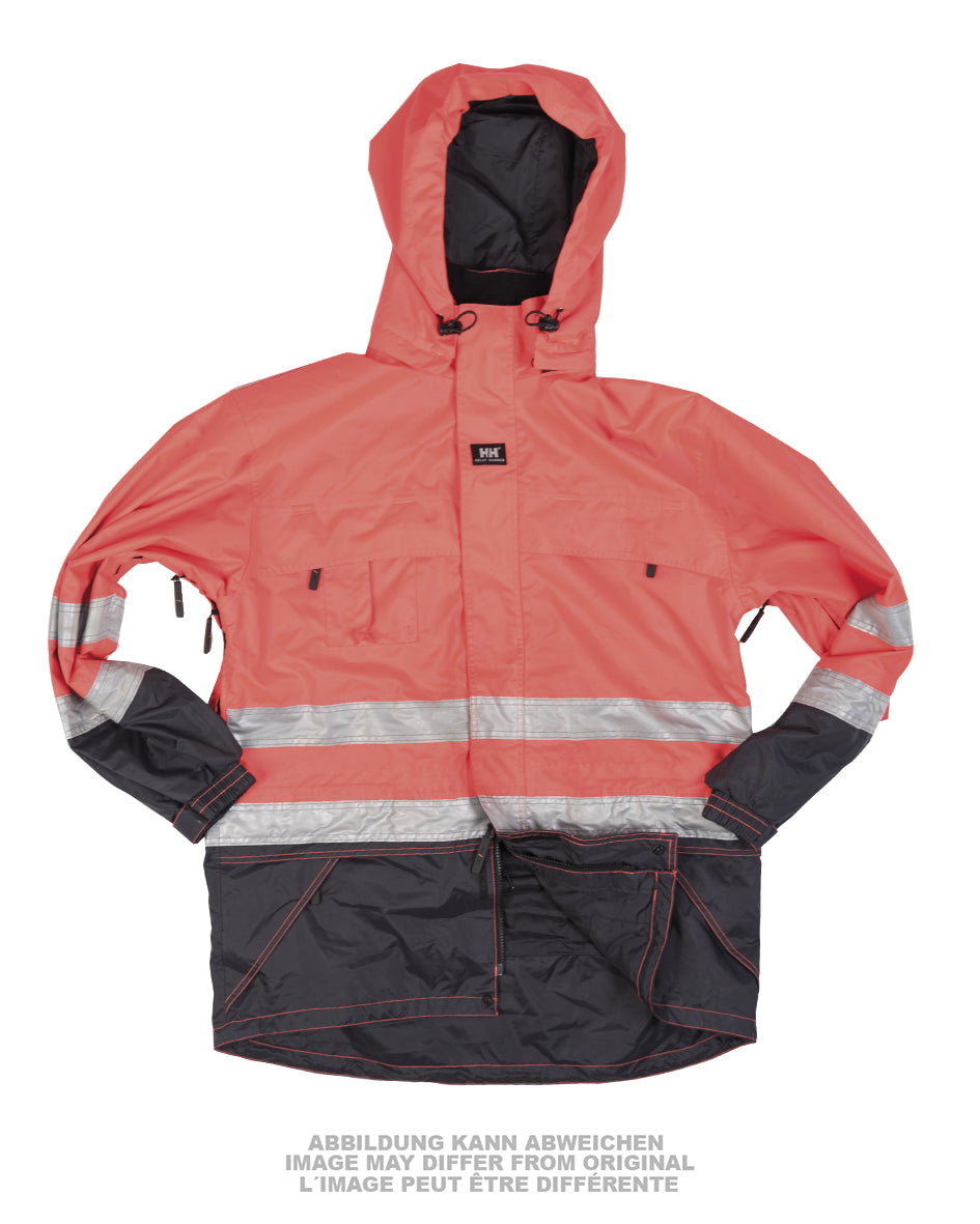 Bundeswehr MONTEURWARNJACKE 3 M SCOTCHL oranssi O FU käytetty