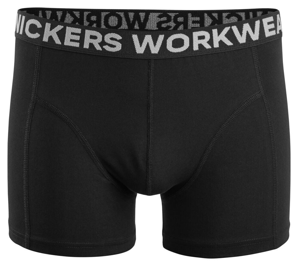 Stretch-bokserit, 2 kpl pakkaus - Black/Black