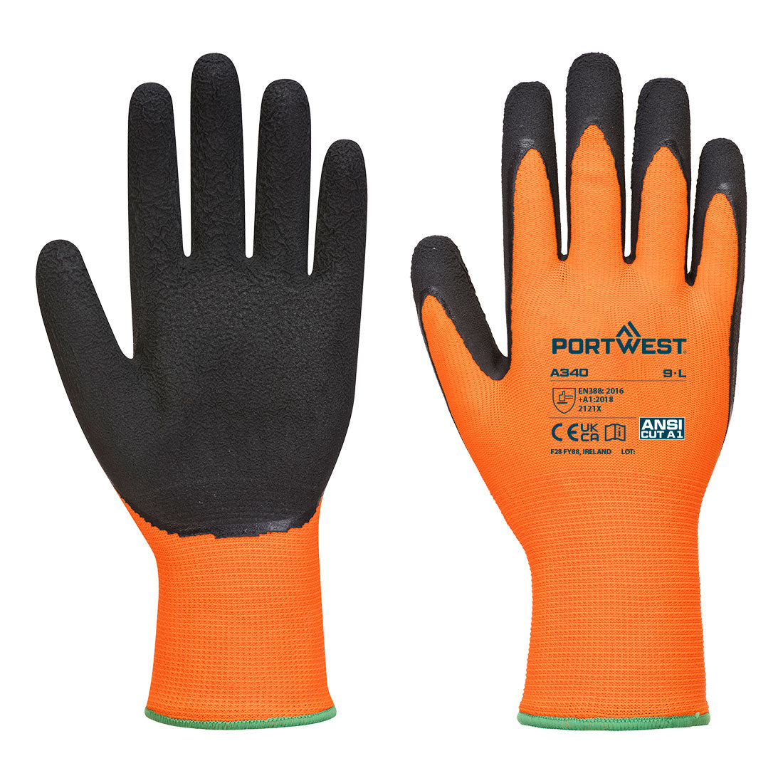 Hi-Vis Grip-lateksikäsine