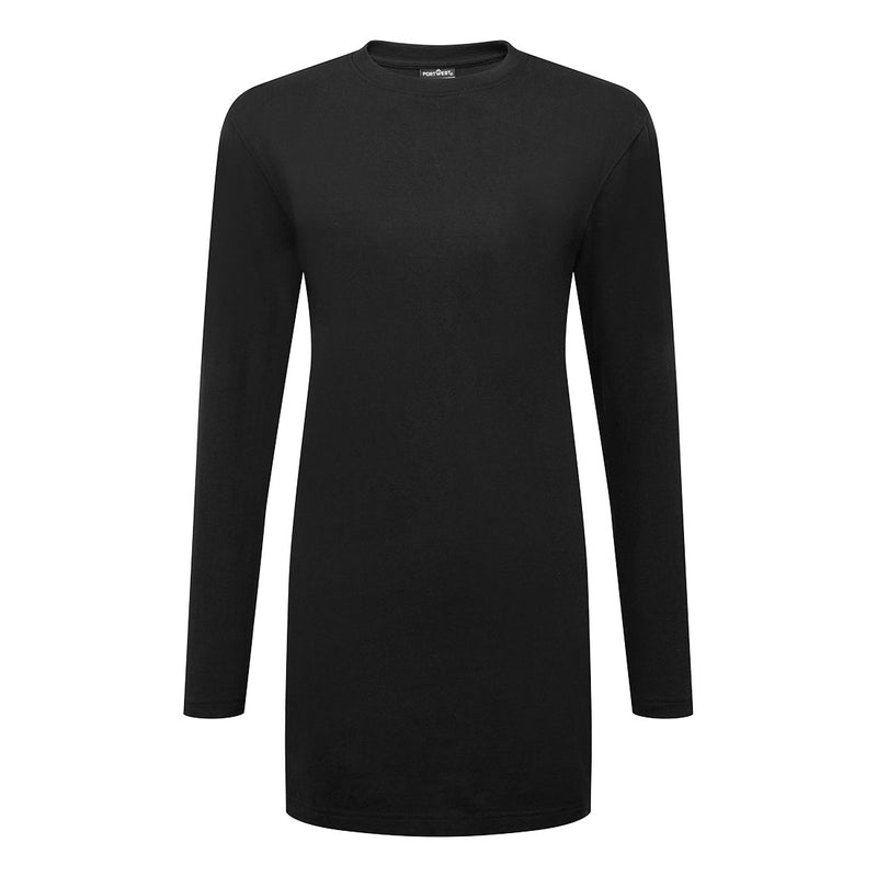 Naisten puuvilla Relaxed Fit T-paita L/S