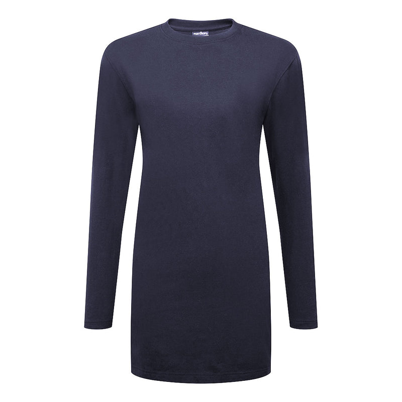 Naisten puuvilla Relaxed Fit T-paita L/S-2