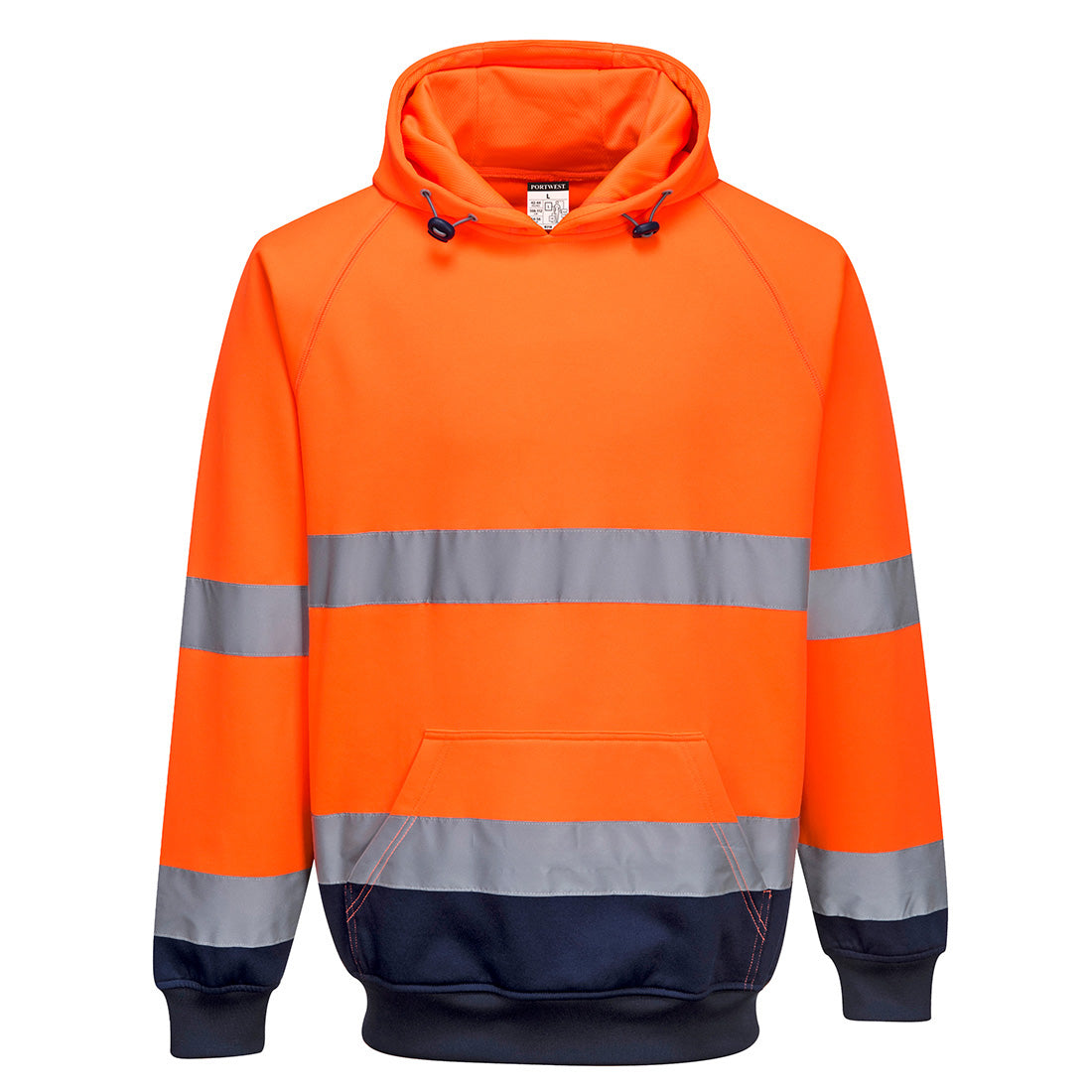 Kaksi sävy Hi-Vis huppari-2