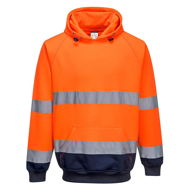 Kaksi sävy Hi-Vis huppari-2
