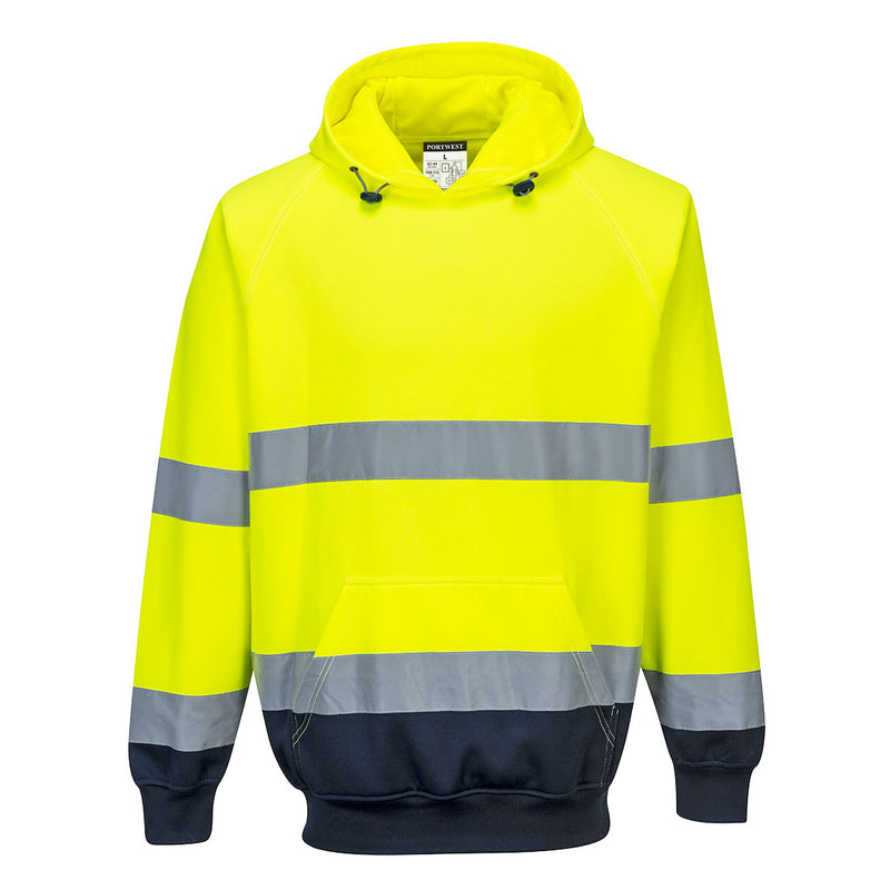 Kaksi sävy Hi-Vis huppari