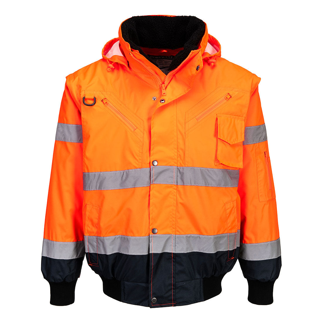 Hi-Vis 3-in-1 Kontrasti Bomber-takki-4