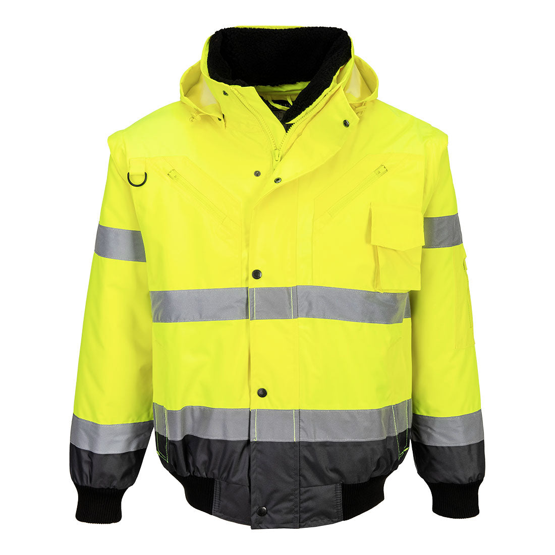 Hi-Vis 3-in-1 Kontrasti Bomber-takki