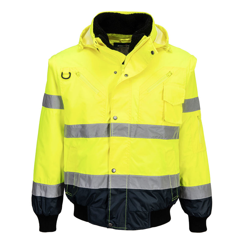 Hi-Vis 3-in-1 Kontrasti Bomber-takki-3