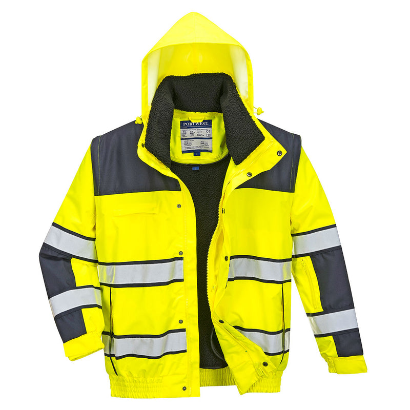 Klassinen Hi-Vis 3-in-1 Bomber-talvitakki-2