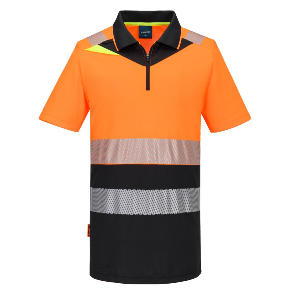 DX4 Hi-Vis vetoketjullinen Pikee-paita (Luokka 1)-2