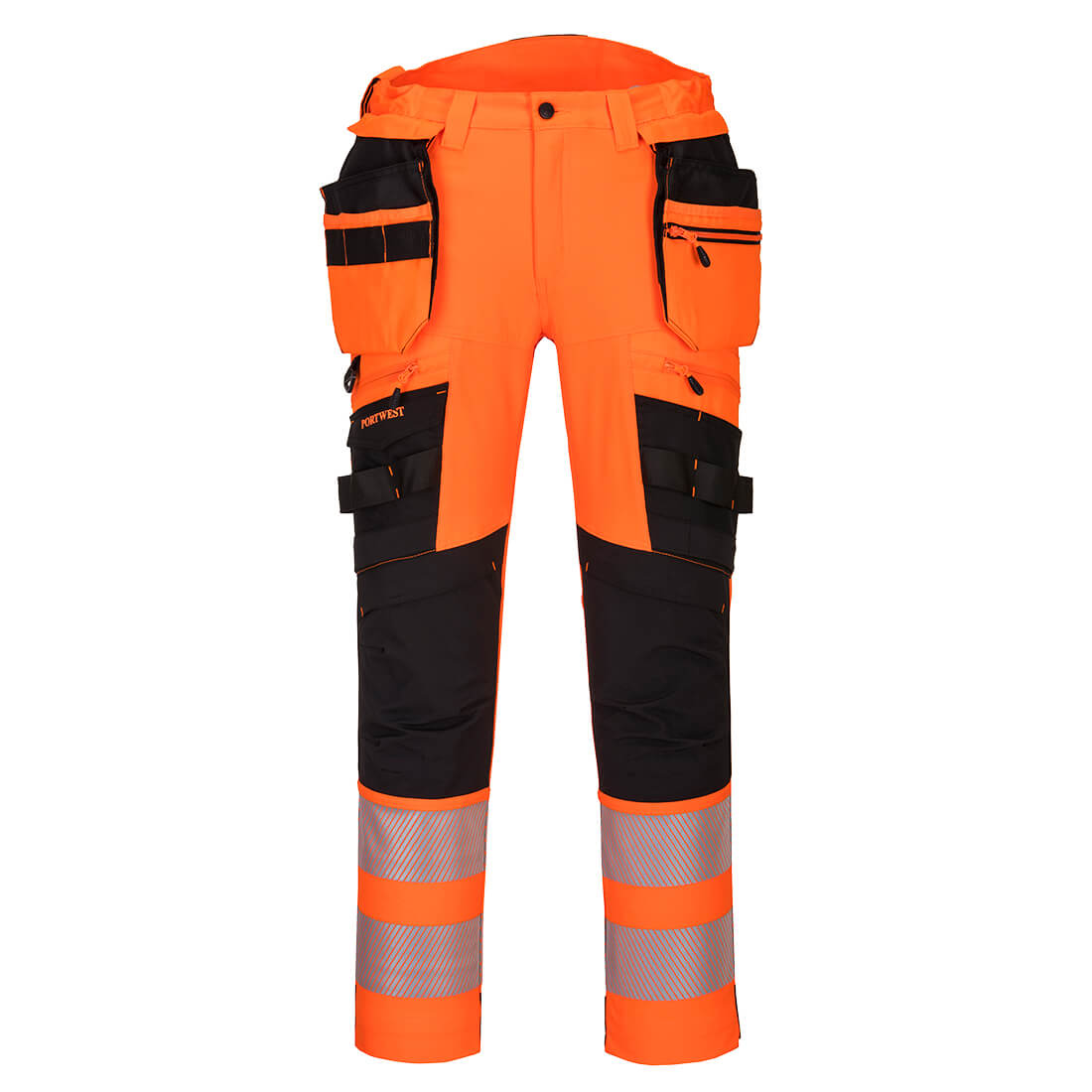 DX4 Hi-Vis Joustohousut irrotettavilla riipputaskuilla-2
